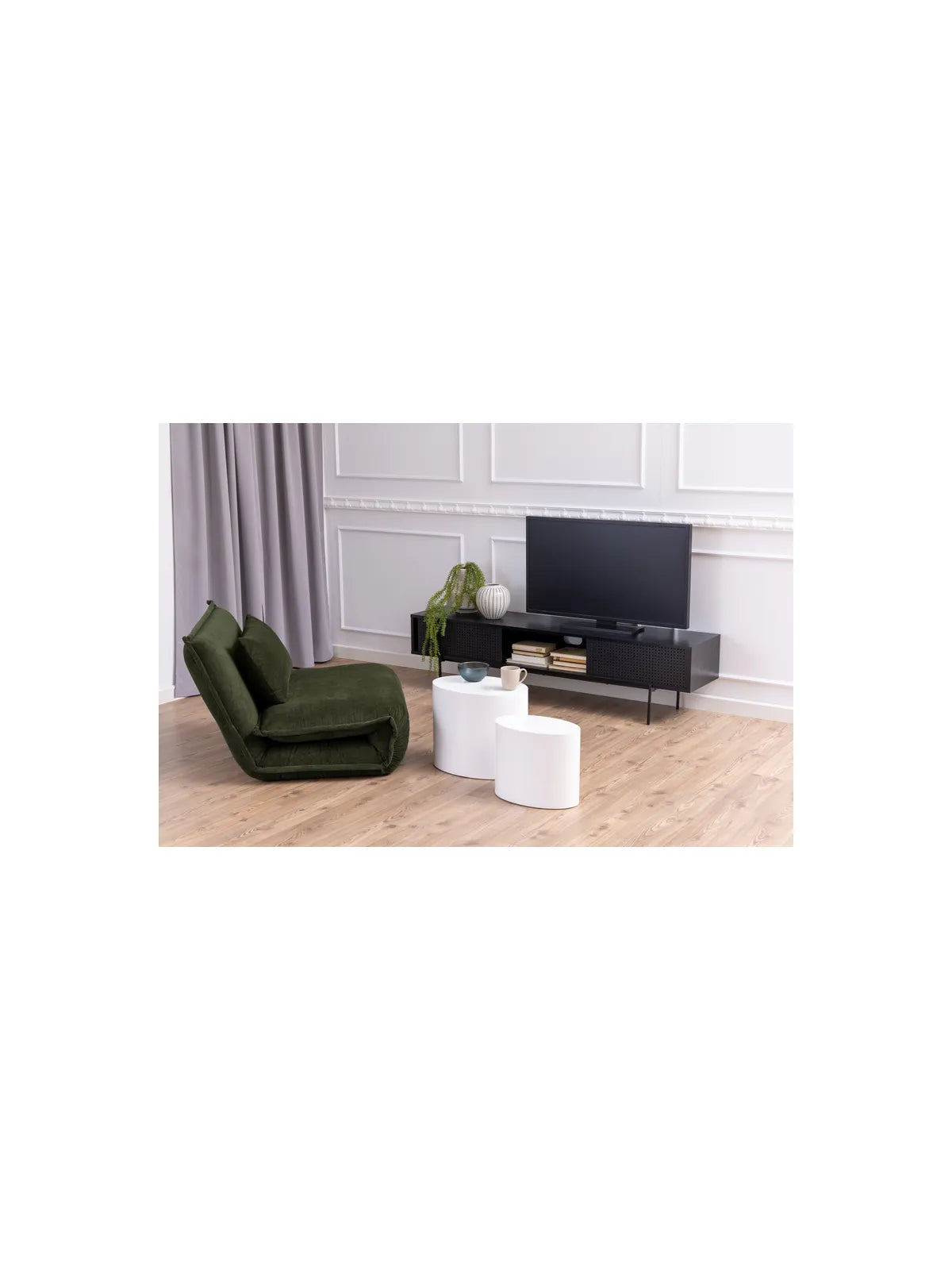 Mice Couchtisch Hochglanz Weiss PU Lackiert