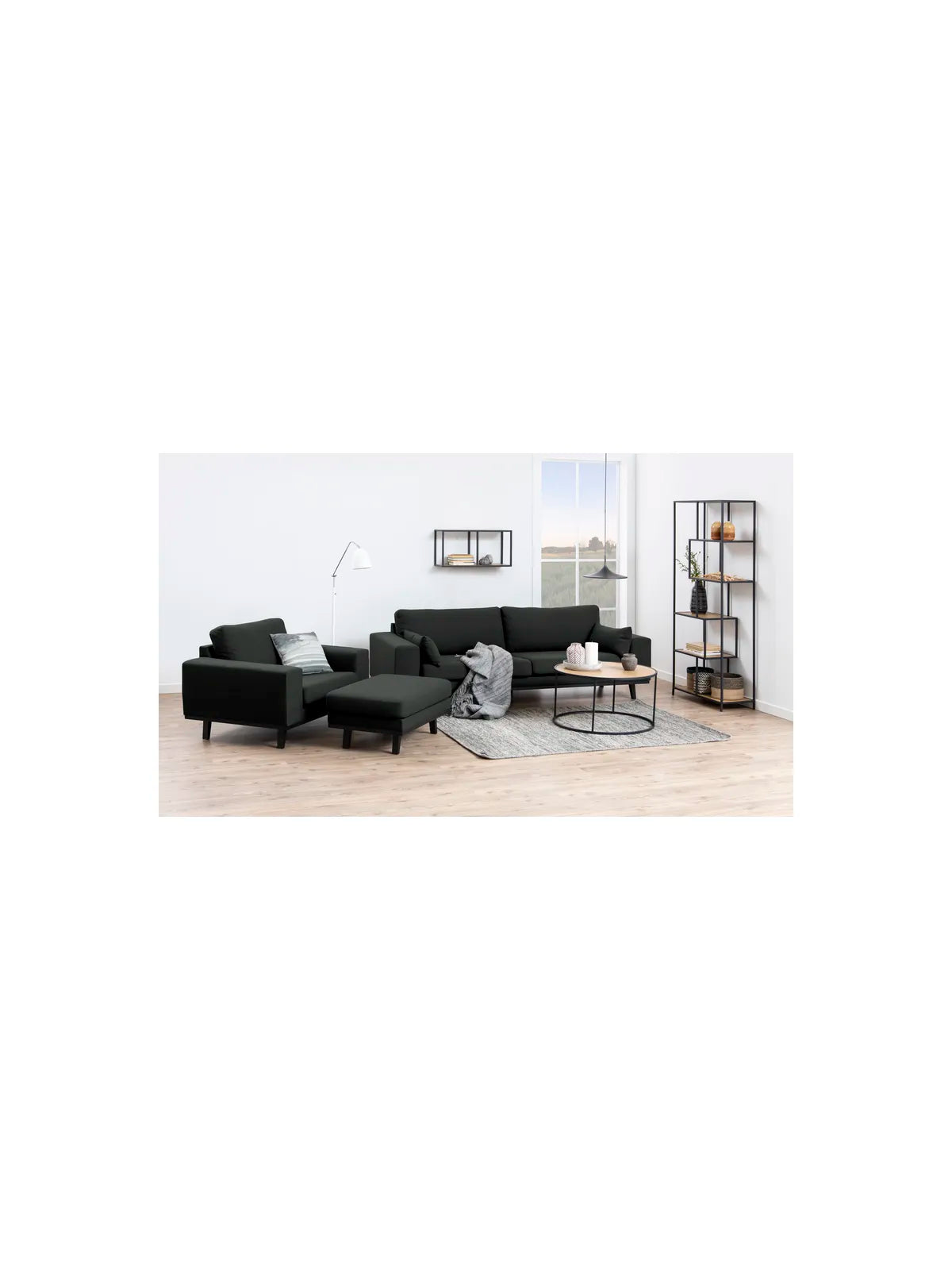 Runder Holz Couchtisch Seaford Wildeiche