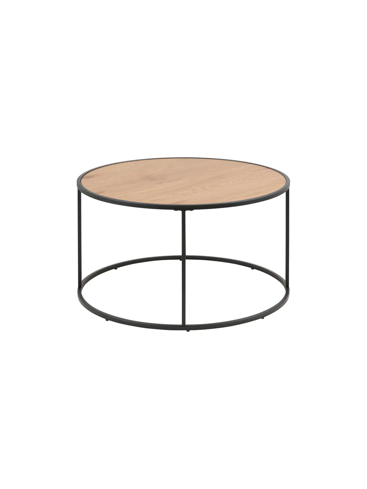Runder Holz Couchtisch Seaford Wildeiche