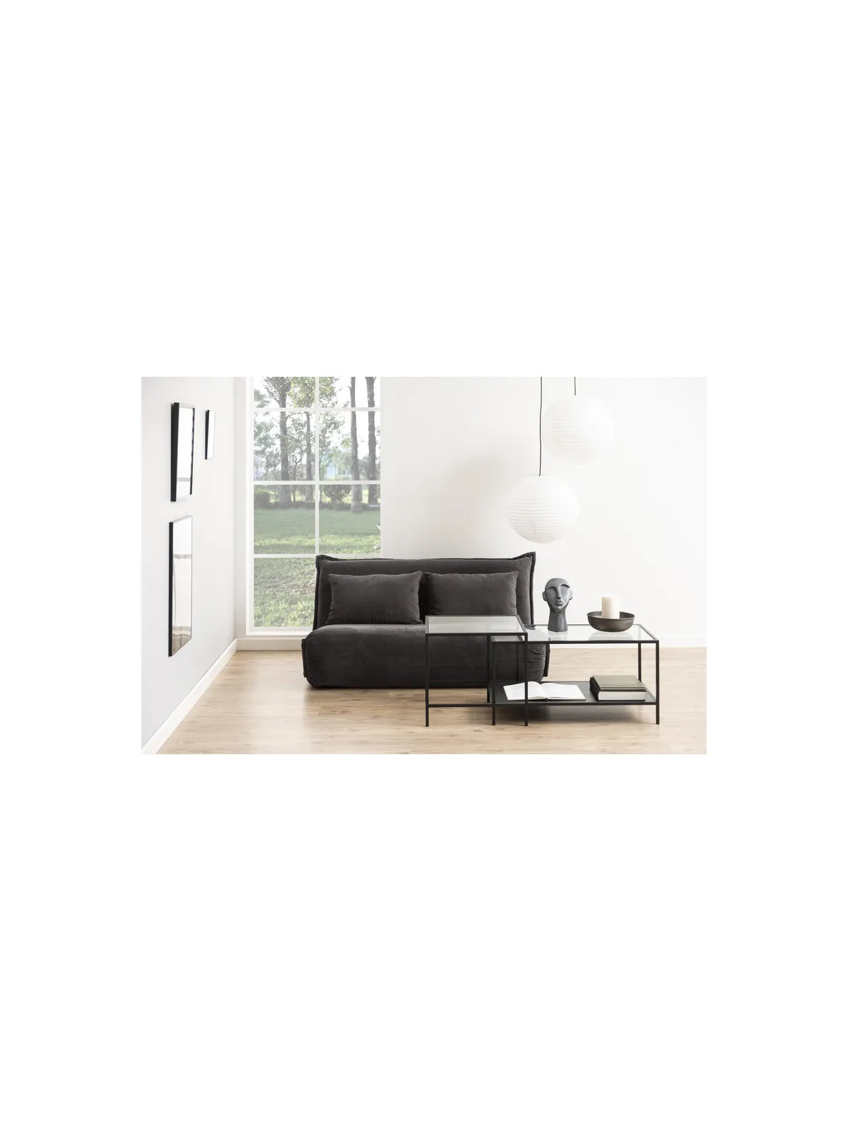 Glas Couchtisch Seaford Glas