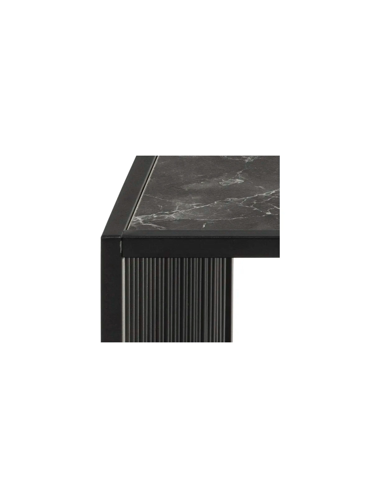 Melamin Couchtisch Strington Schwarz