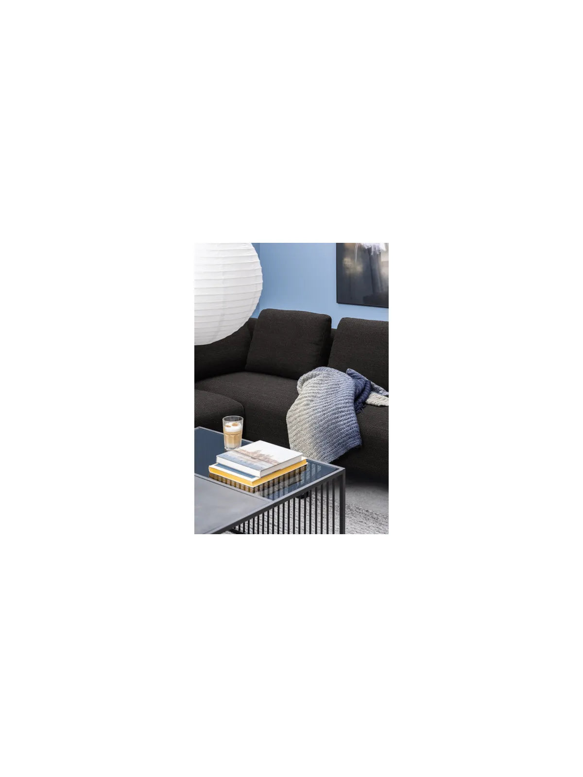 Melamin Couchtisch Strington Schwarz