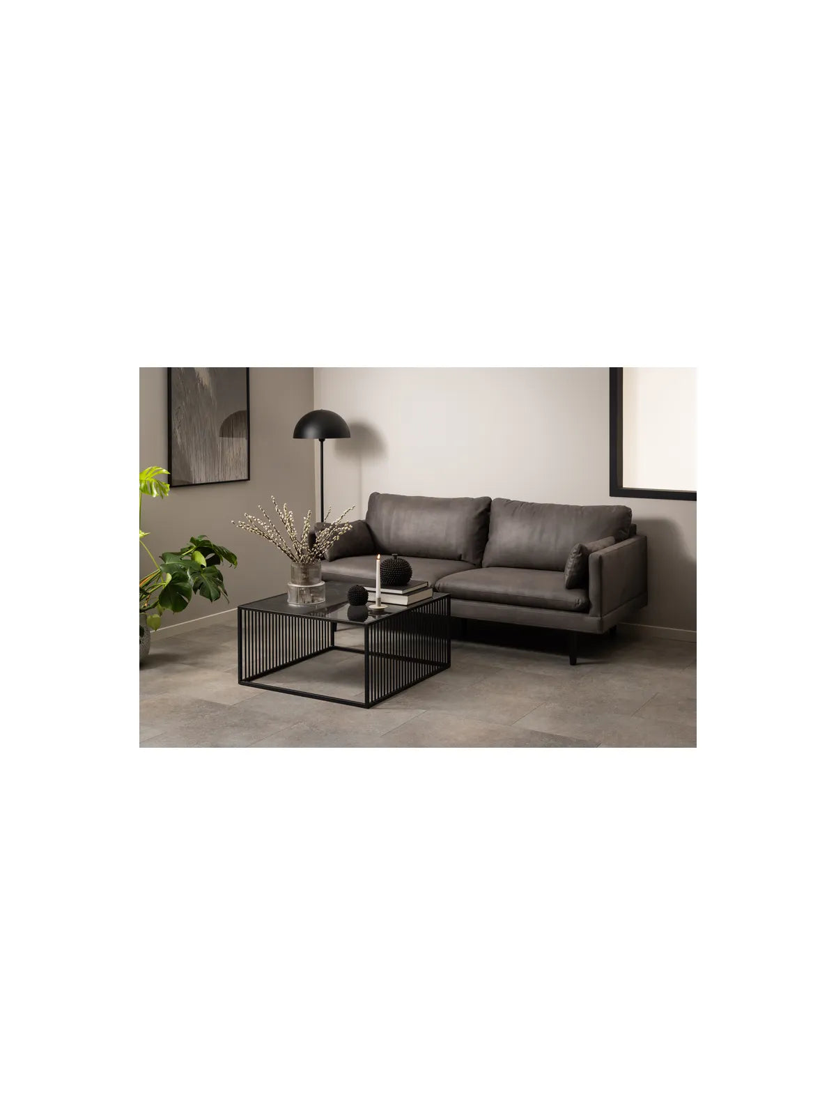 Melamin Couchtisch Strington Schwarz