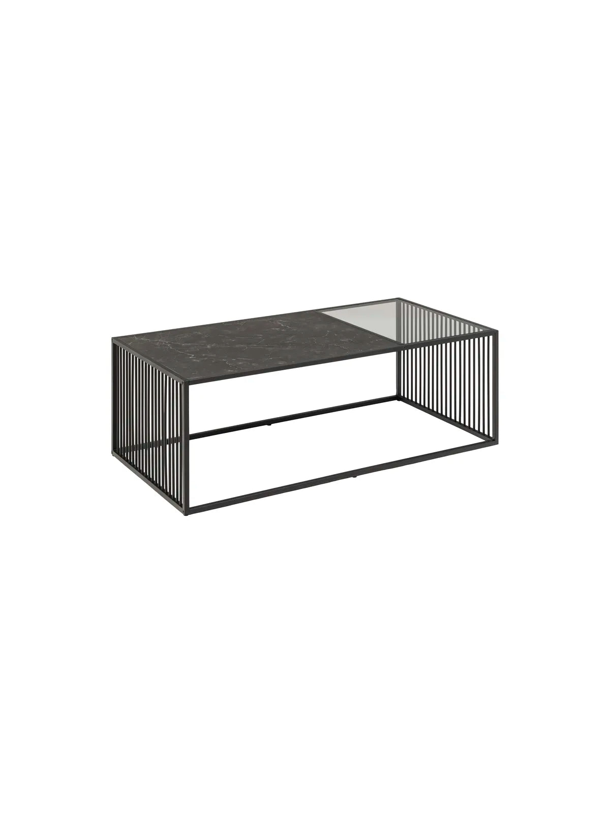 Melamin Couchtisch Strington Schwarz