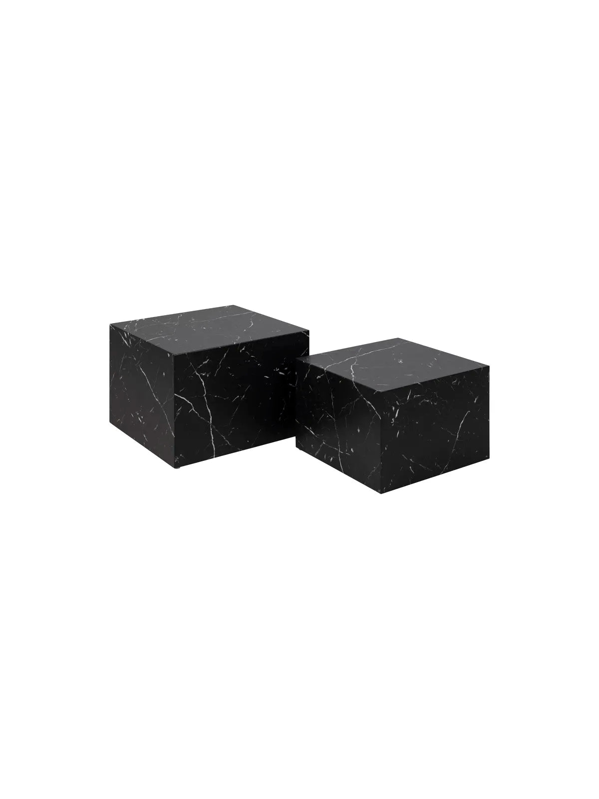 Dice Couchtisch Marmor Schwarz Marquina Rau Papier