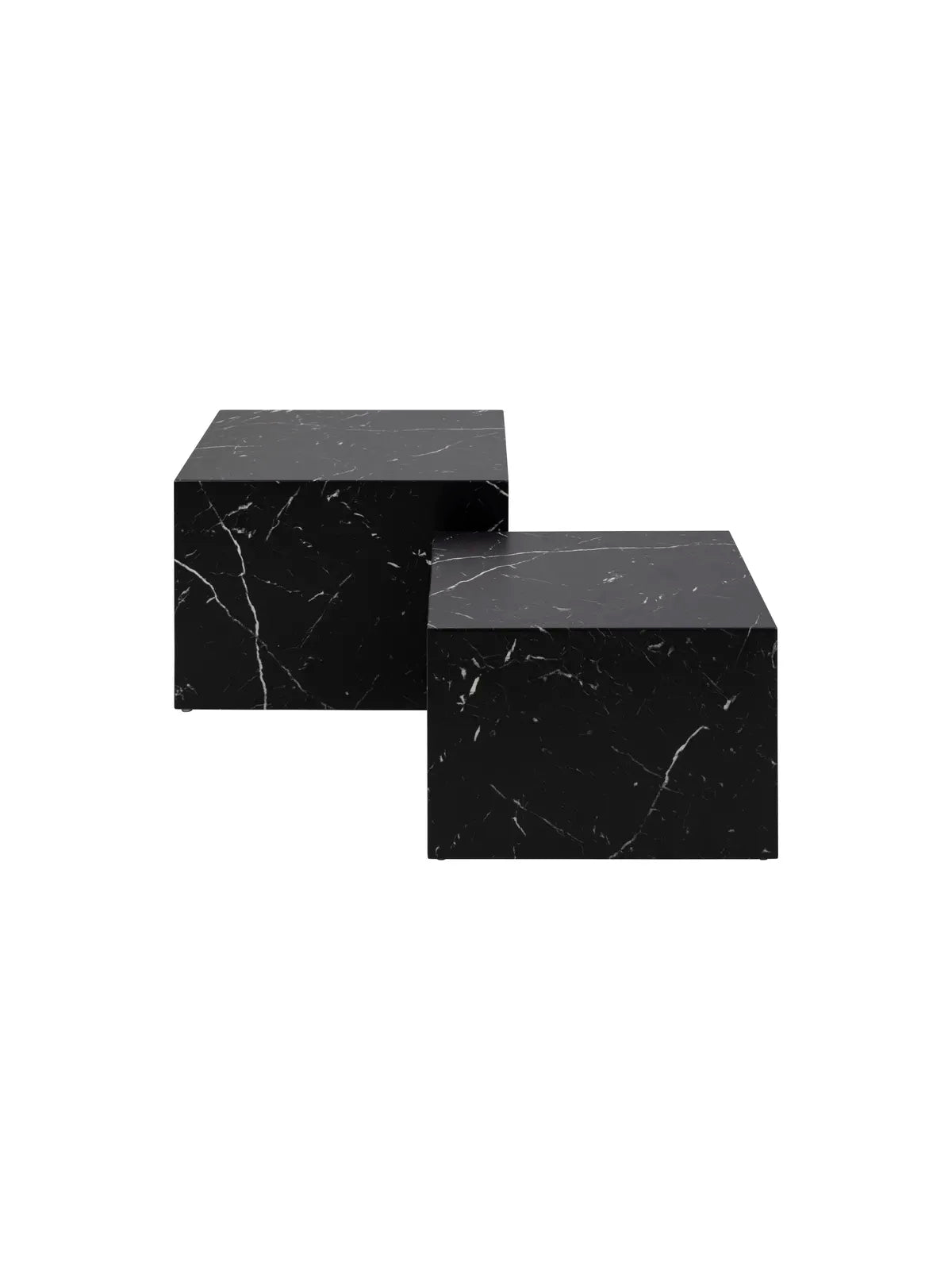 Dice Couchtisch Marmor Schwarz Marquina Rau Papier
