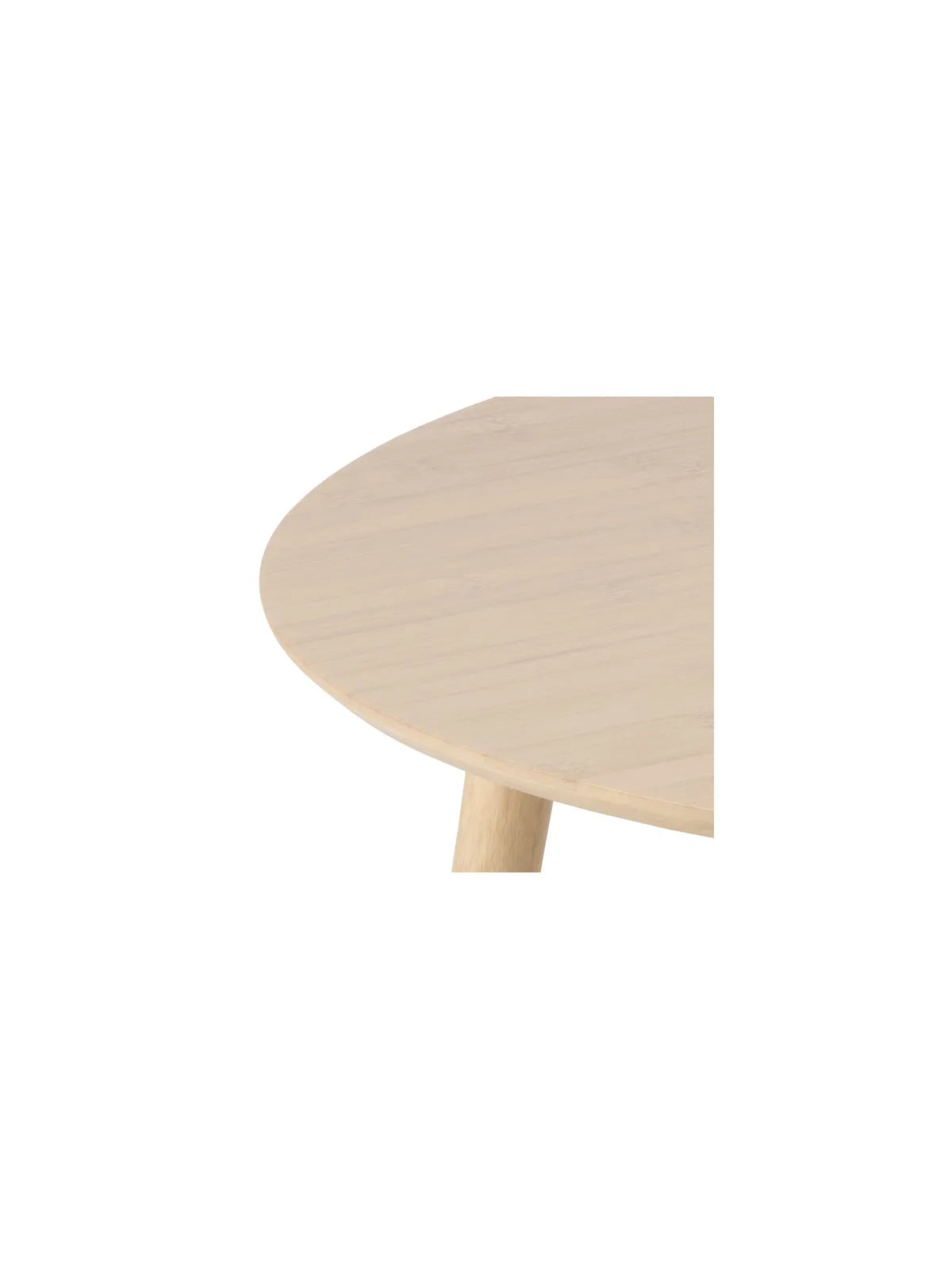Runder Bambus Couchtisch Roslin Bambus