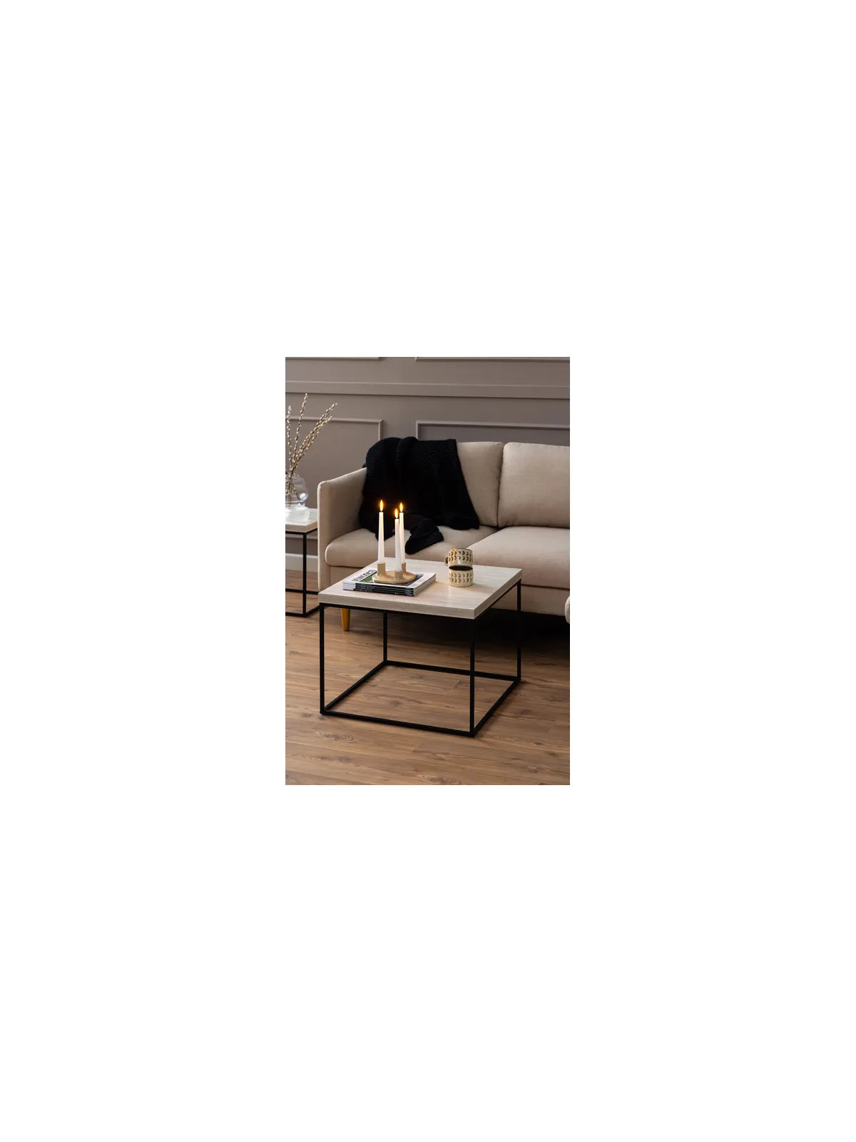 Barossa Couchtisch Travertin Rau Melamin
