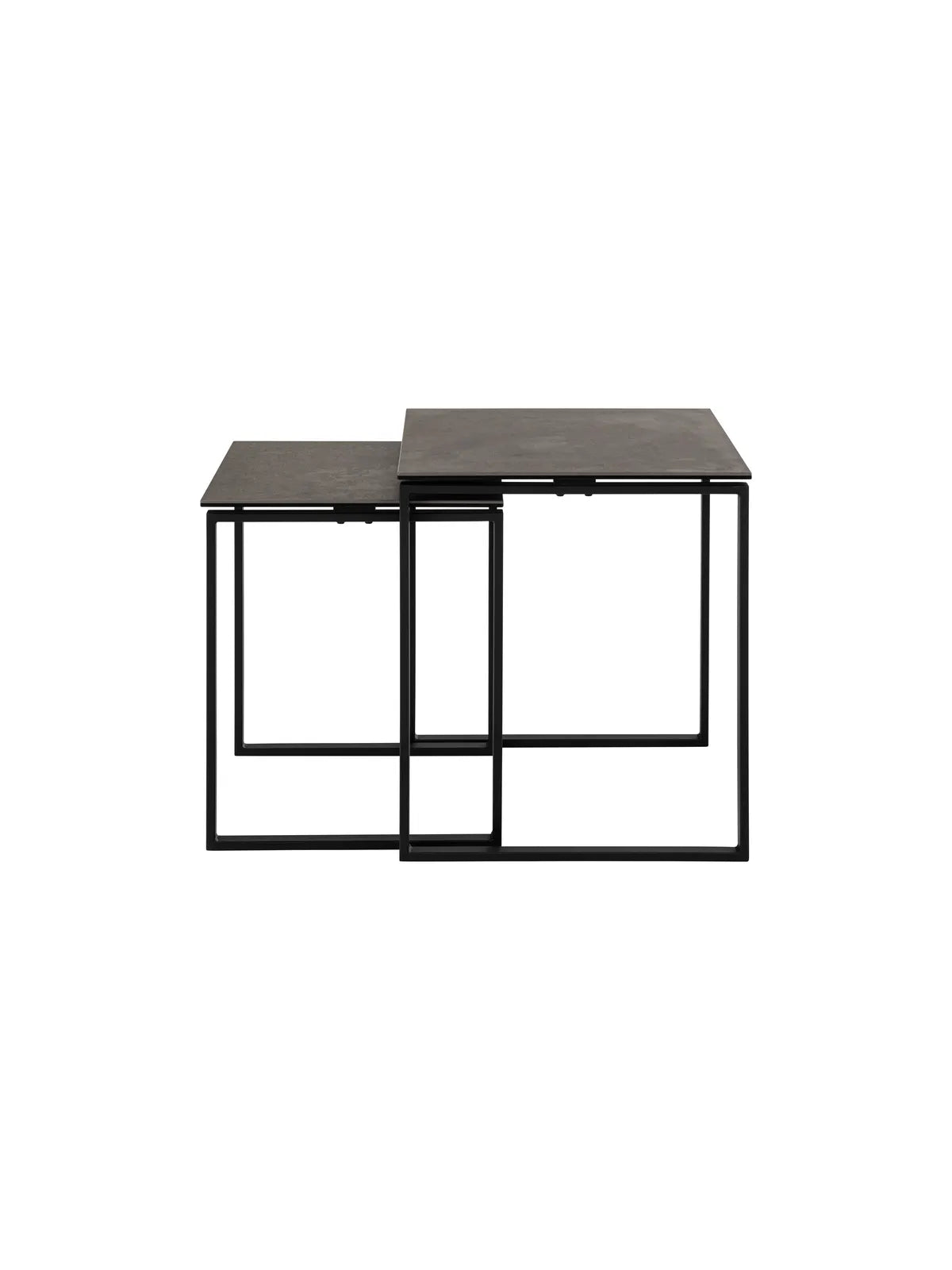Katrine Couchtisch Schwarz Fairbanks Rau Keramisch