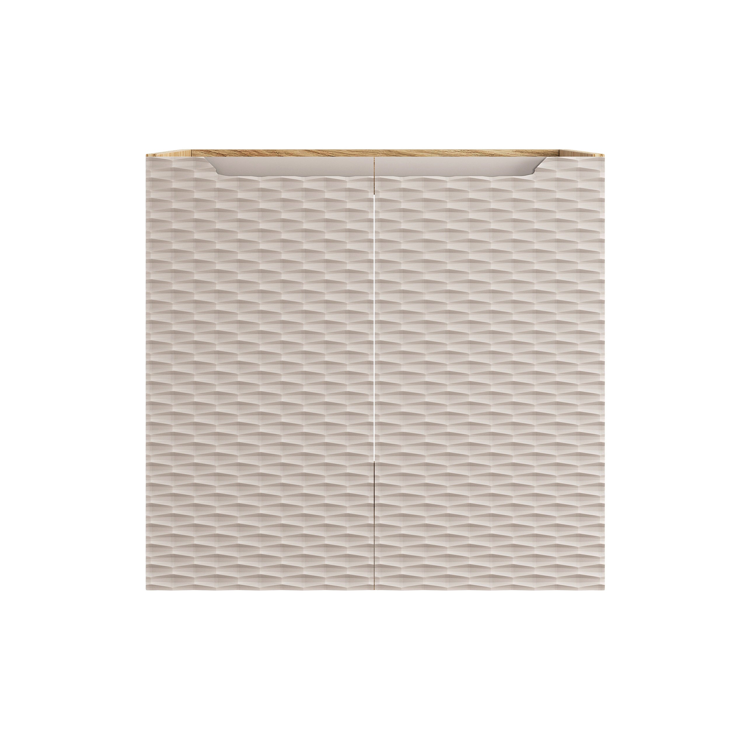 Ocean Waschbeckenunterschrank 60 cm, 2 Türen Beige, Eiche geölt