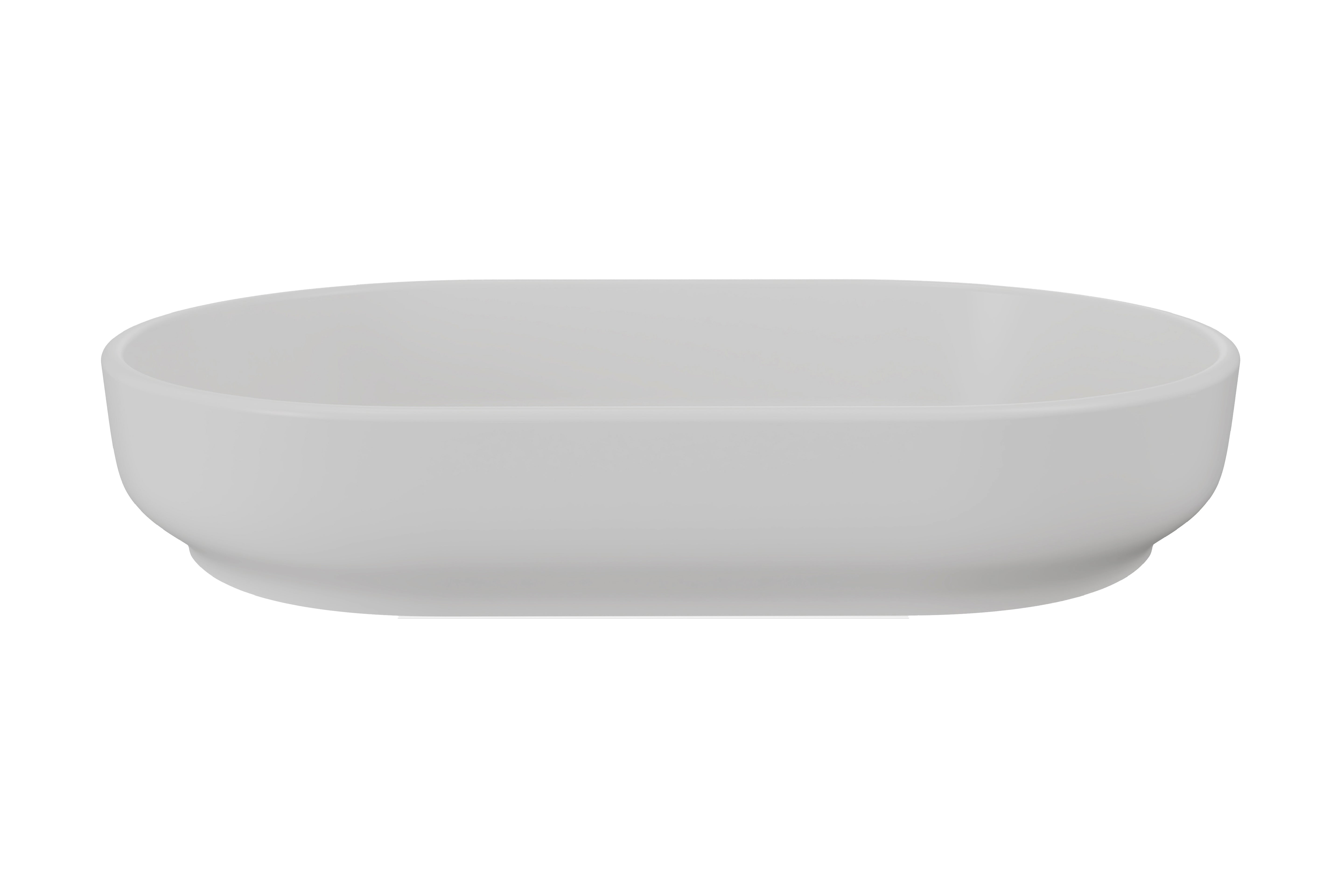 River Aufsatzwaschbecken Leichtbeton 55 x 35 x 12 cm