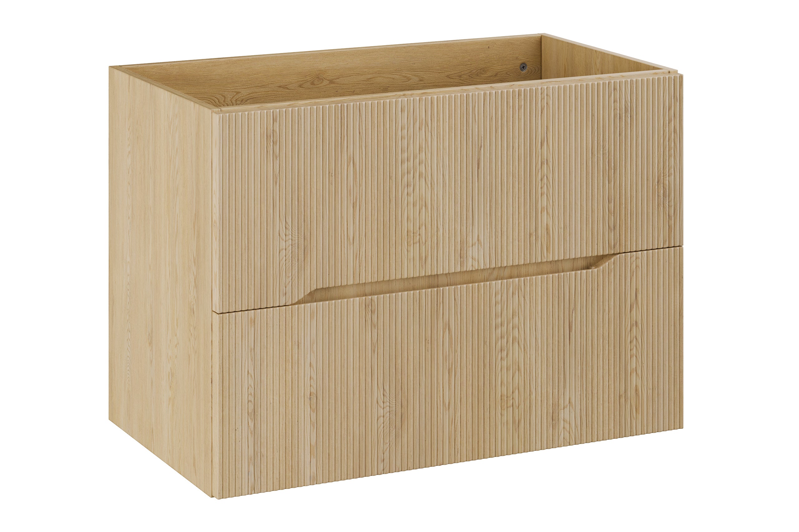 Nordic Unterschrank für Waschbecken 80 cm, 2 Schubladen