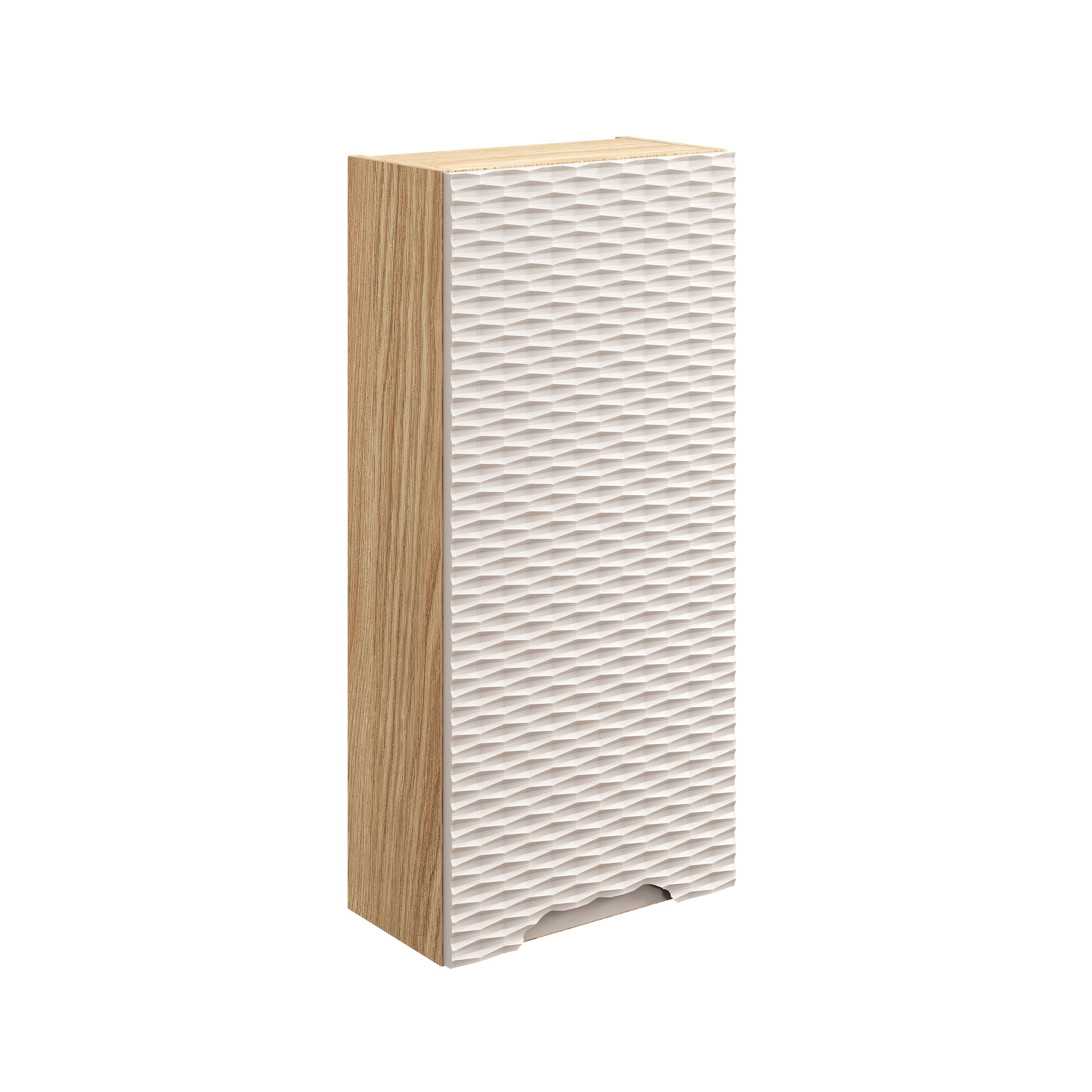 Ocean Oberschrank 35 cm 1 Tür Beige, Eiche geölt