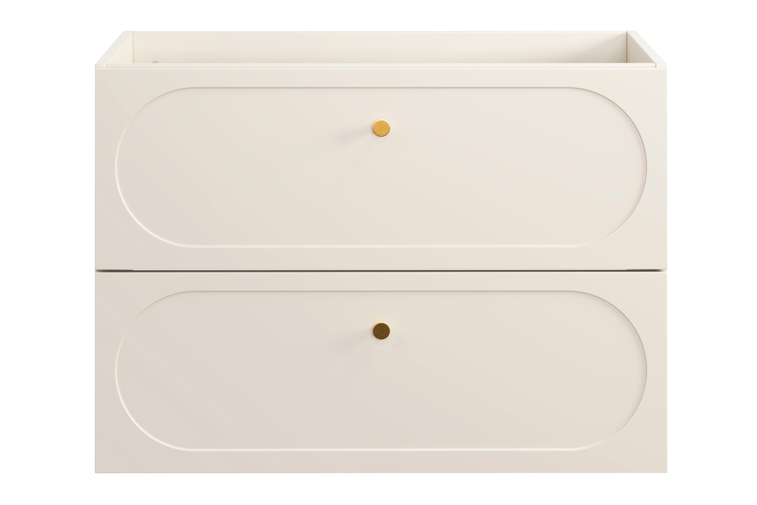 Donna Unterschrank für Waschbecken, 80 cm, 2 Schubladen