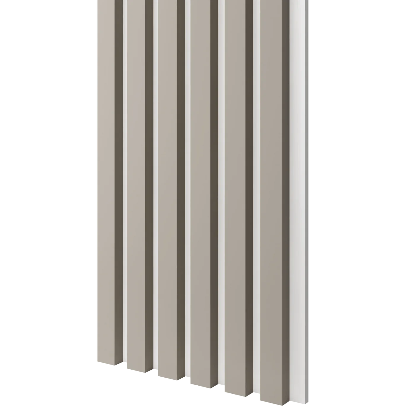 Slim-Lamellen auf MDF-Platte