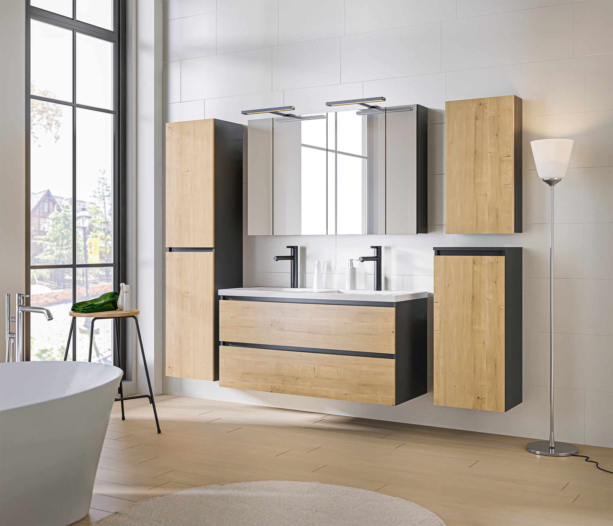 Monako Beistellschrank 40 cm 1 Tür