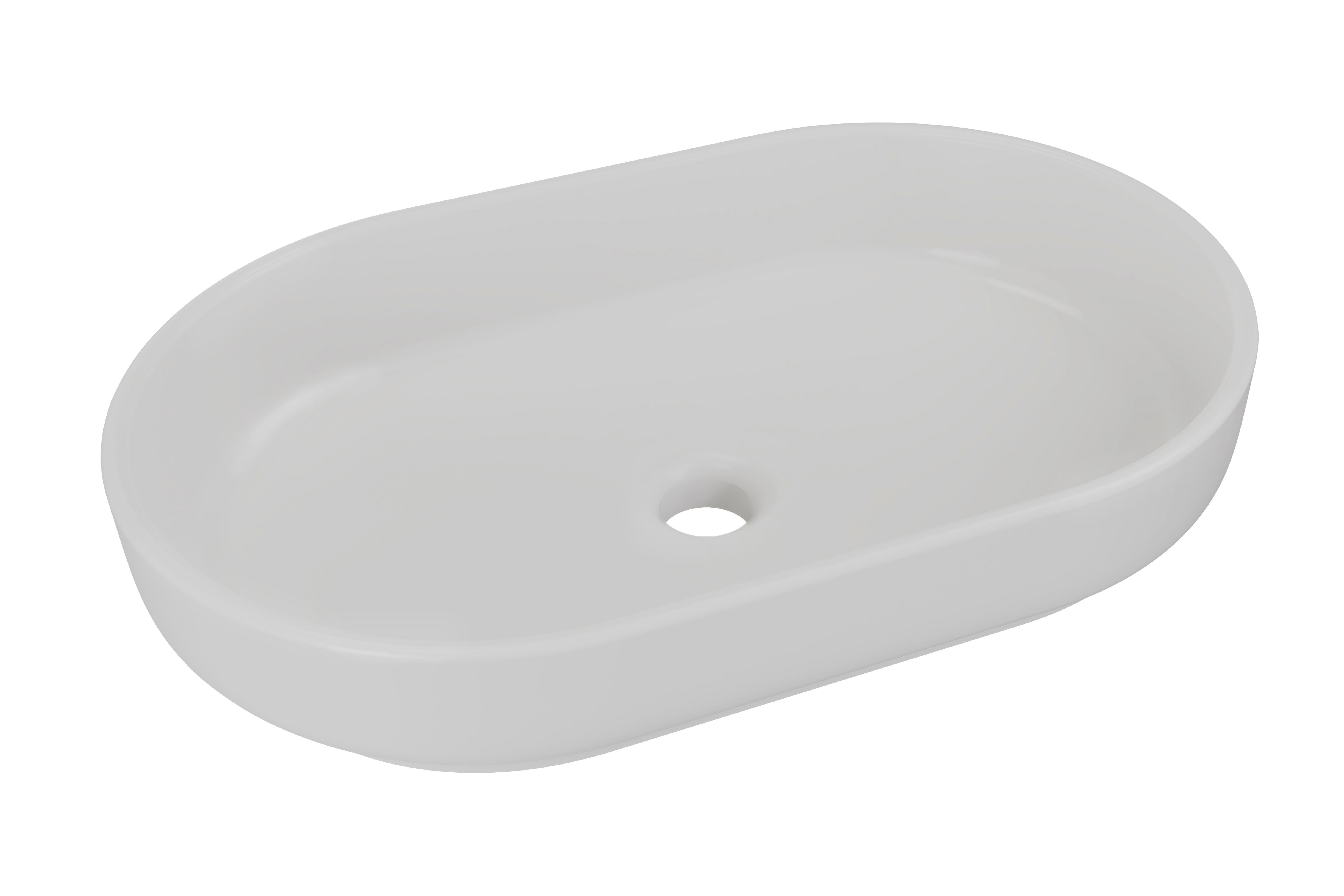 River Aufsatzwaschbecken Leichtbeton 55 x 35 x 12 cm