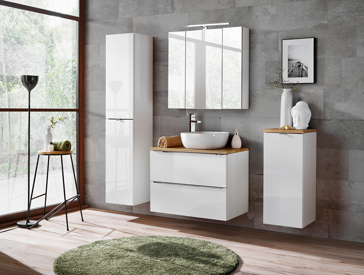 Hochschrank Capri White