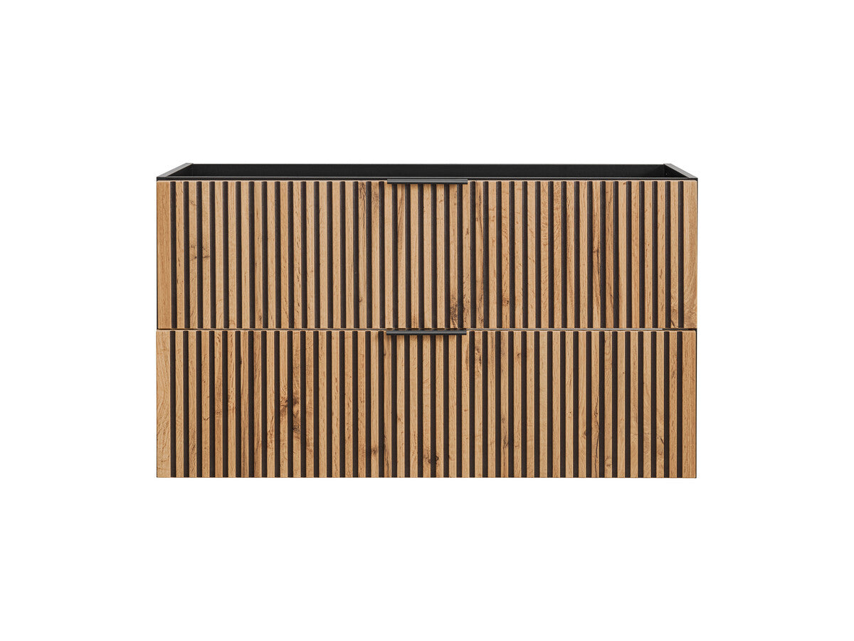 Waschbeckenunterschrank Xilo Schwarz Wotan