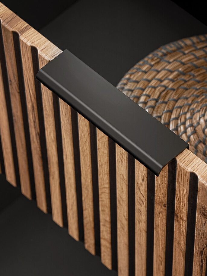 Waschbeckenunterschrank Xilo Schwarz Wotan