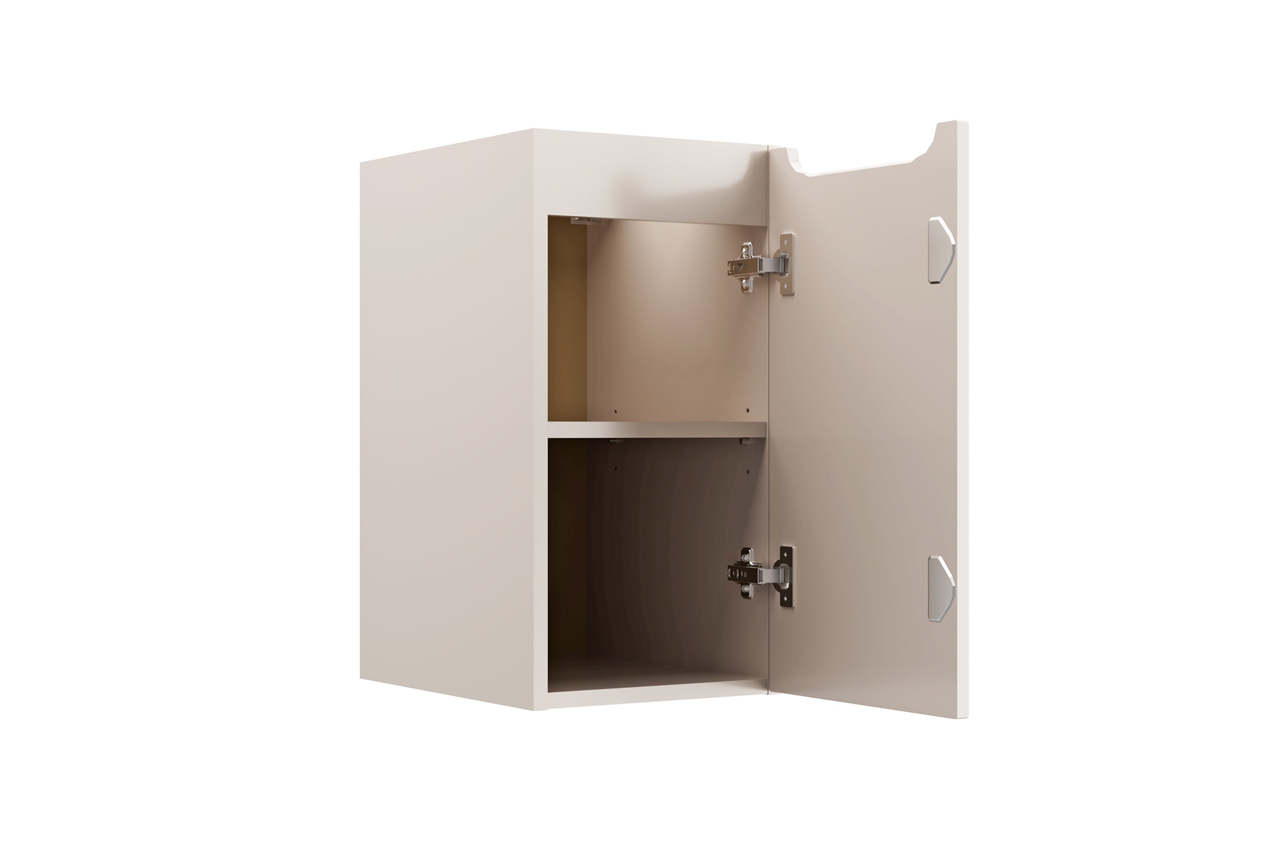 Nova Seitenschrank 30 cm 1 Tür Kaschmir Matt
