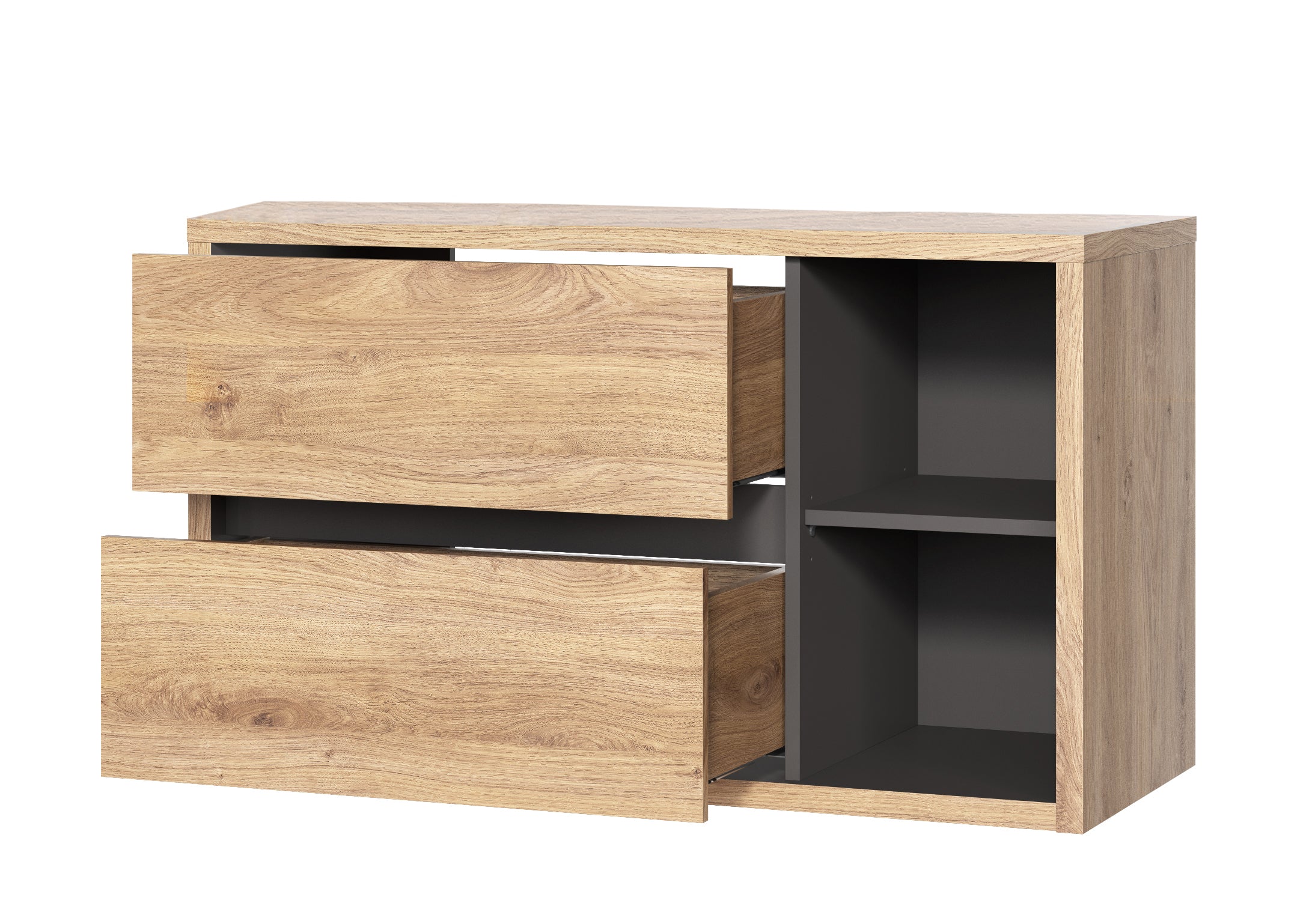 Devon Unterschrank für Waschbecken, 100 cm, 2 Schubladen