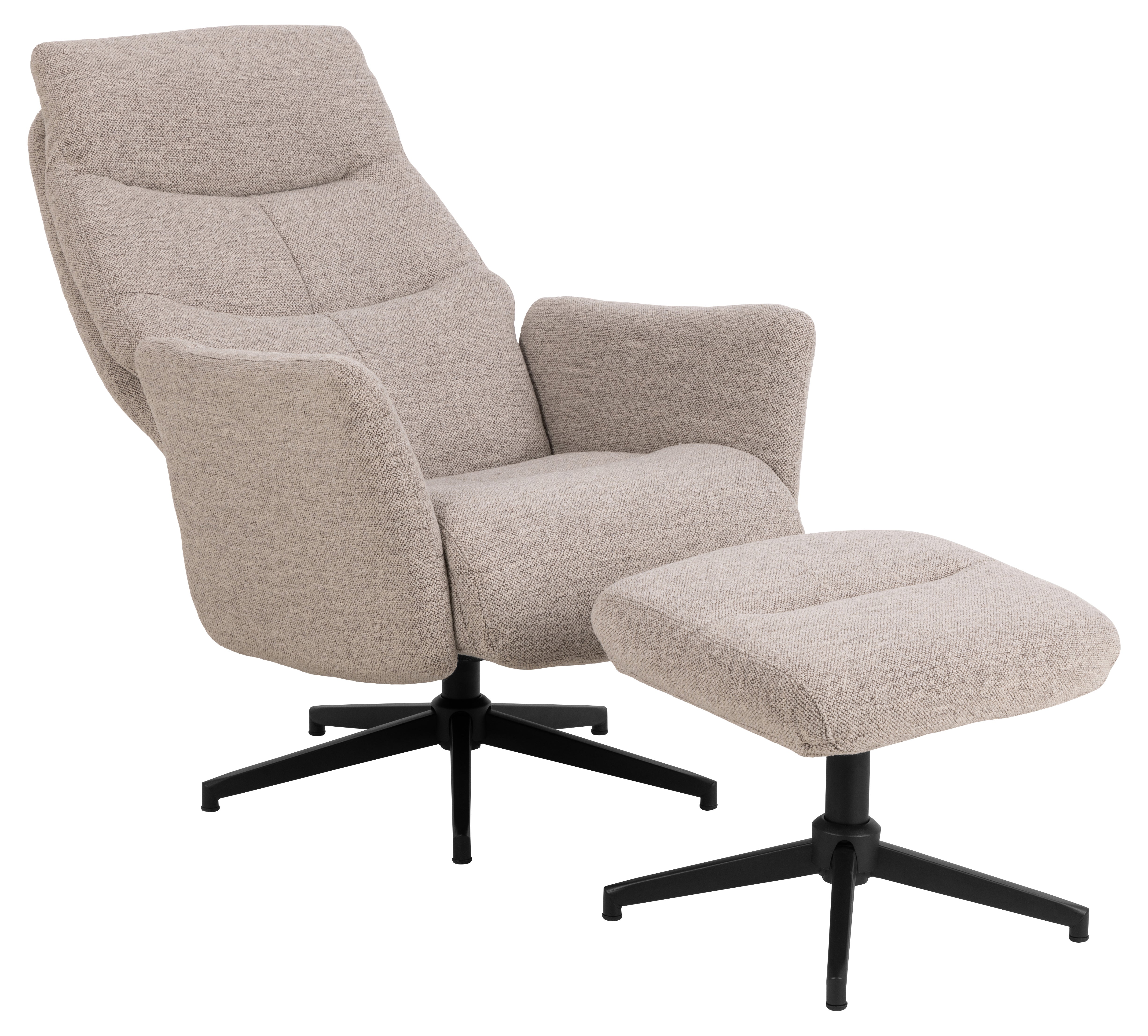 London Recliner mit Hocker