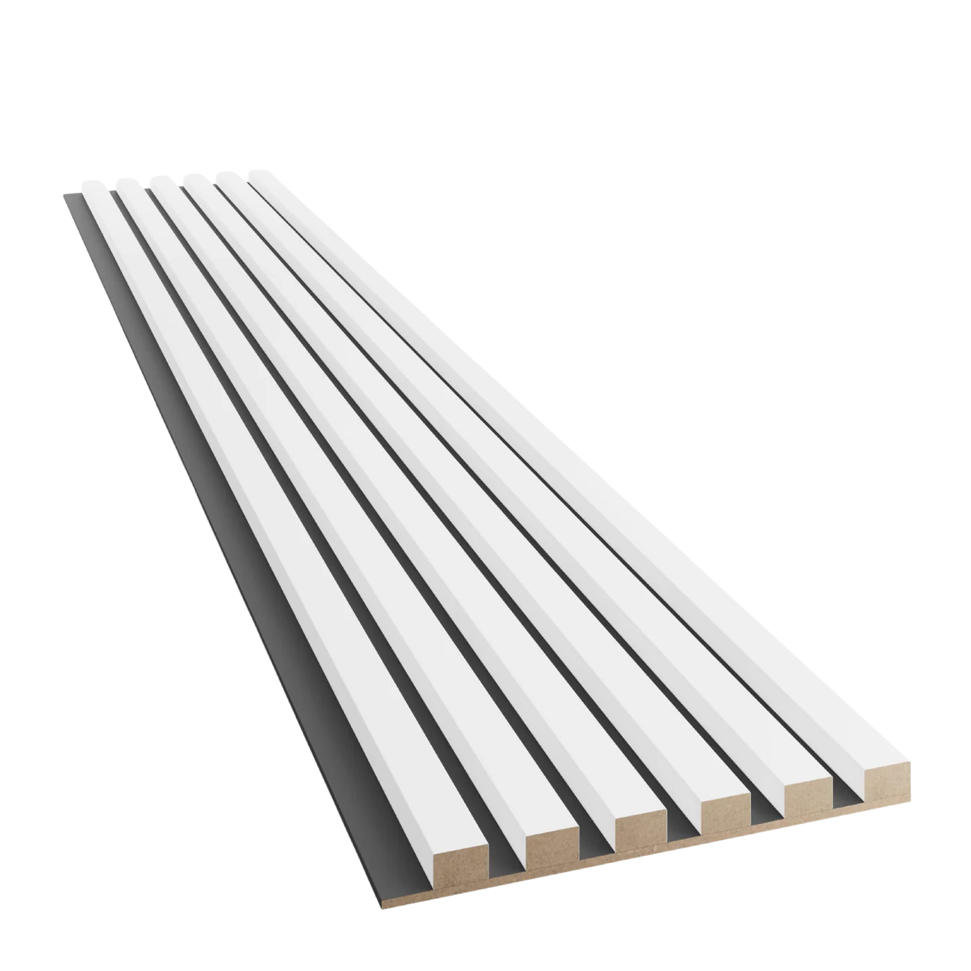 Slim-Lamellen auf MDF-Platte