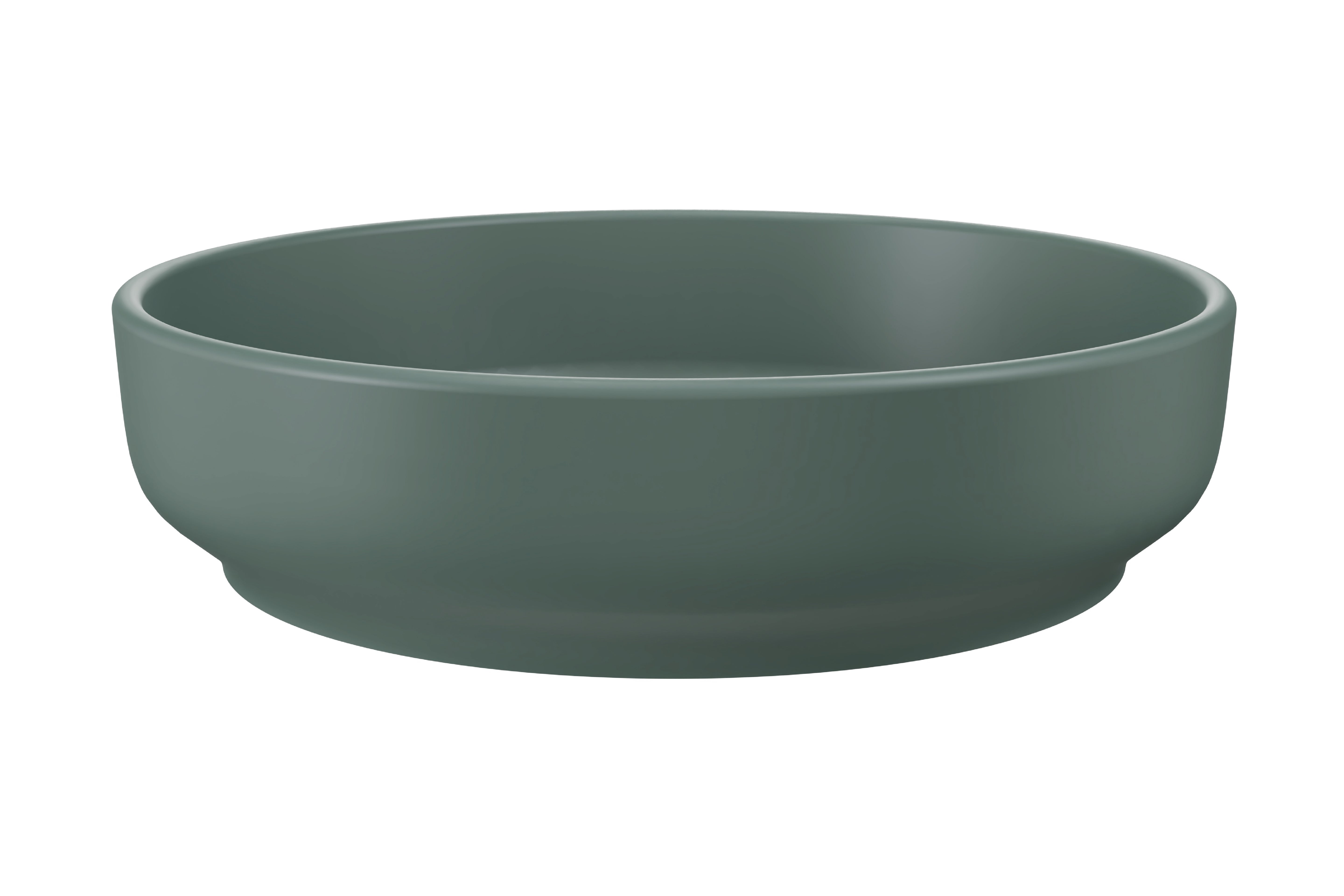 River Aufsatzwaschbecken Grün Matt 40 x 40 x 12 cm (RIVER 1 FOREST GREEN MATT UN 40 ( E-6595 ))