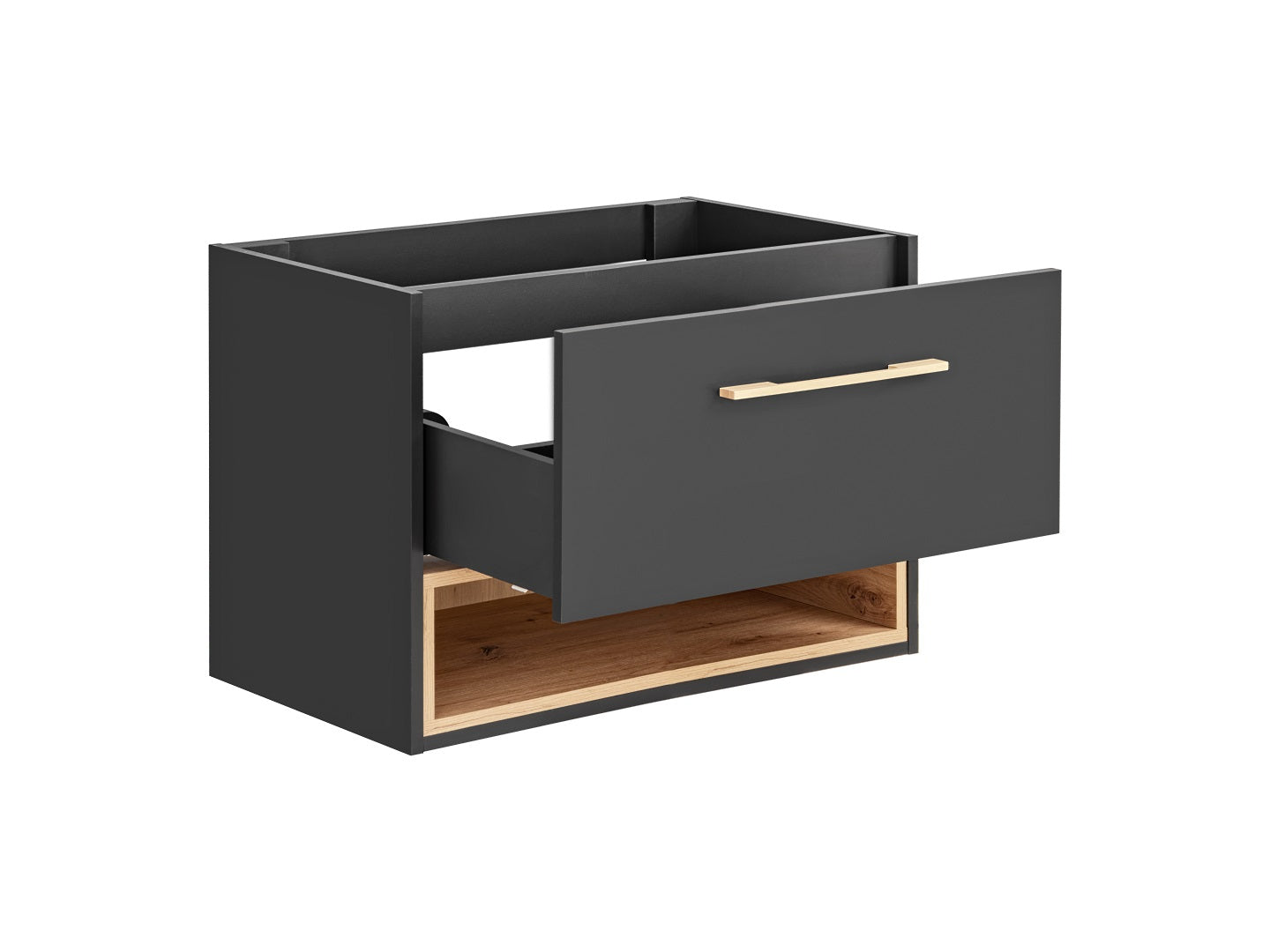Borneo Waschbeckenunterschrank 80 cm, 1 Schublade