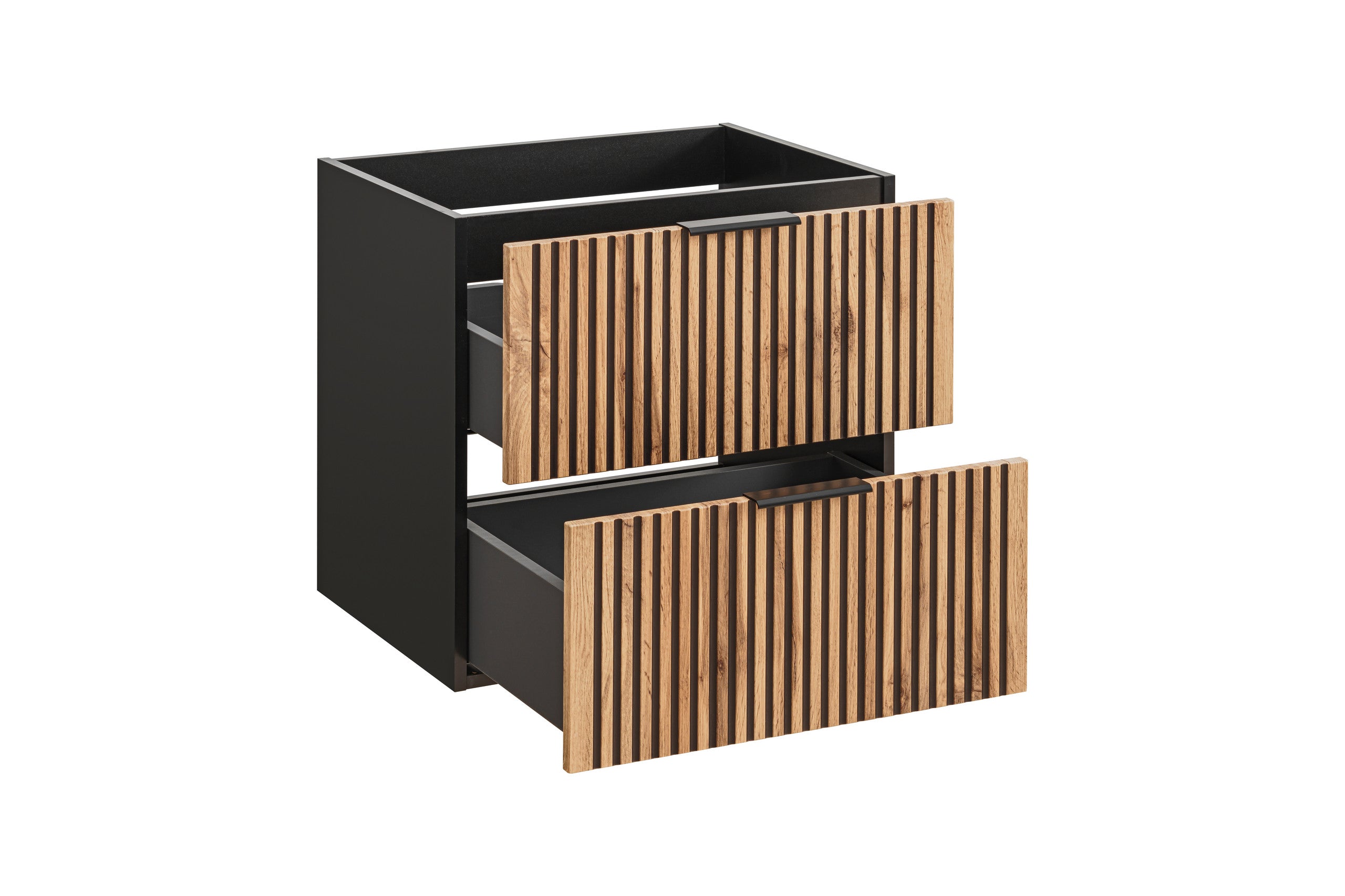 Xilo Unterschrank für Waschbecken, 80 cm, 2 Schubladen