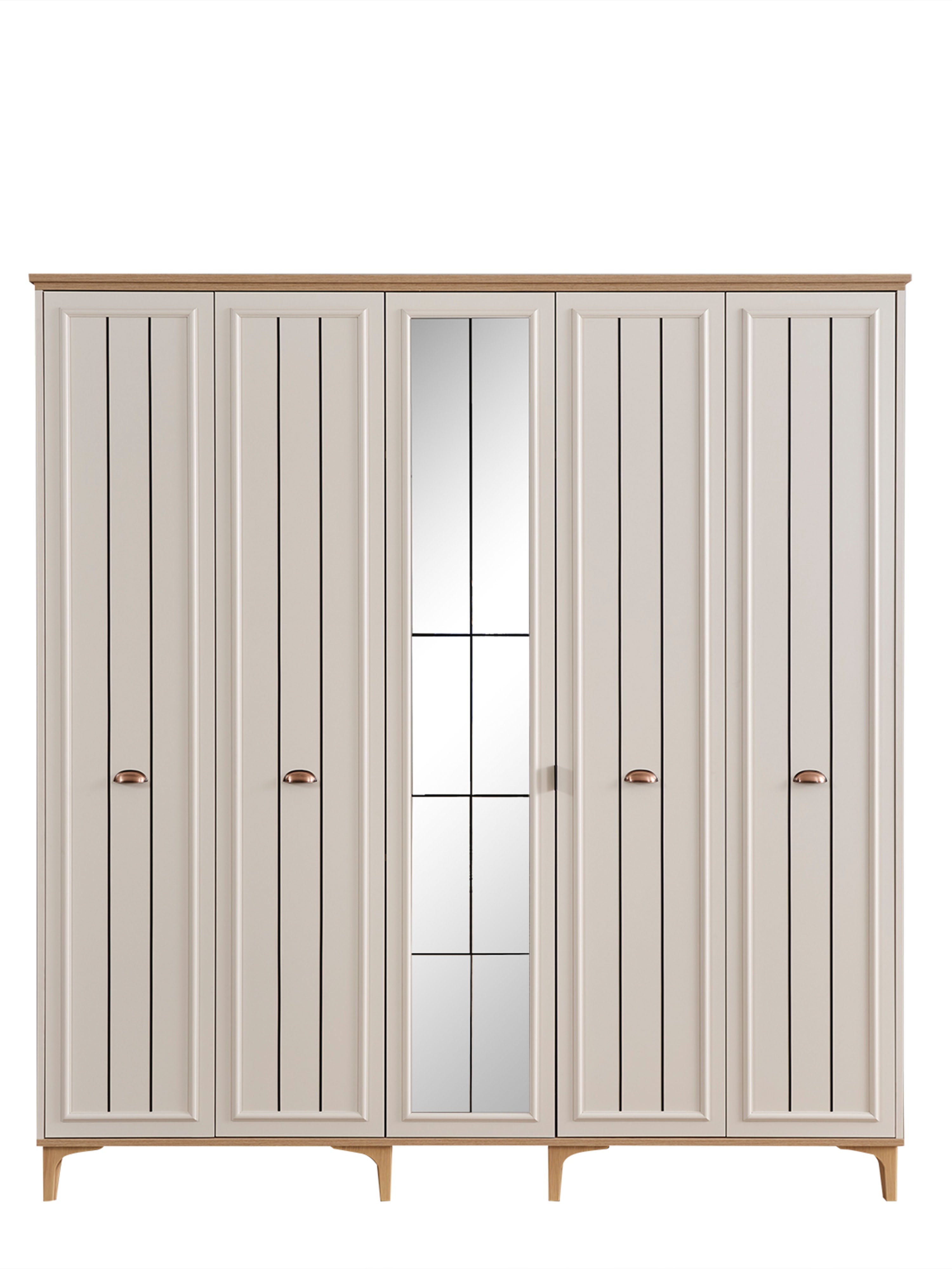 Bella Schlafzimmerschrank 6-Türen