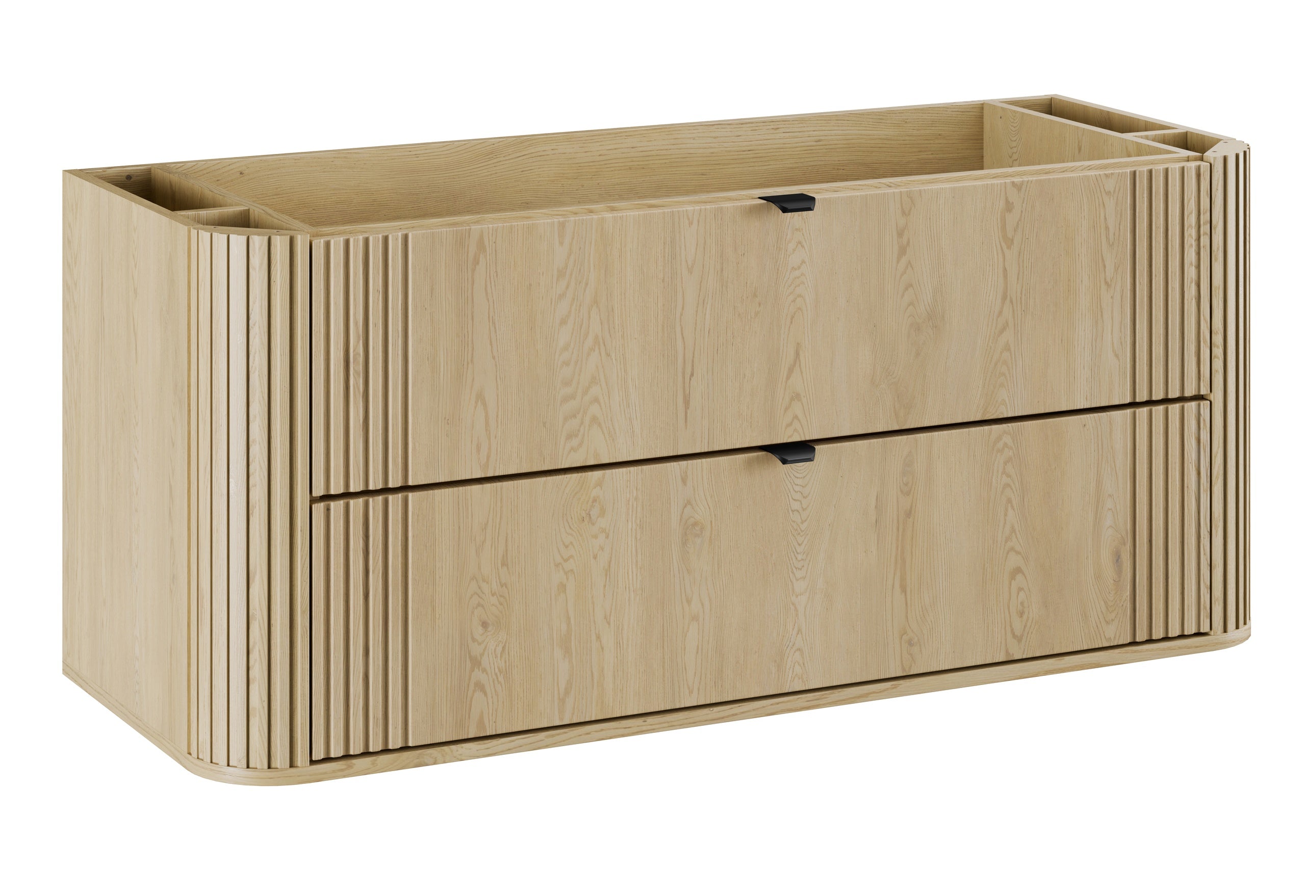 Ovalia Waschbeckenunterschrank 120 cm 2 Schubladen