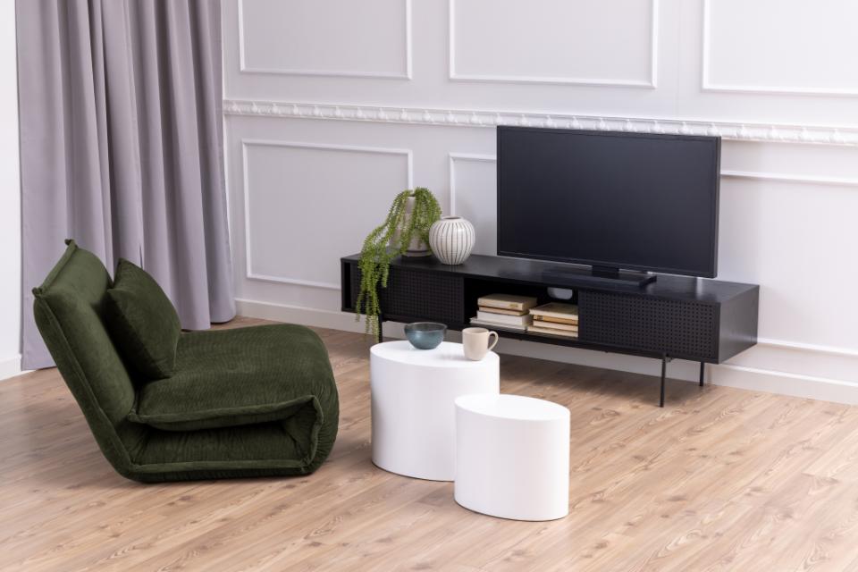 Mice Couchtisch Hochglanz Weiss PU Lackiert