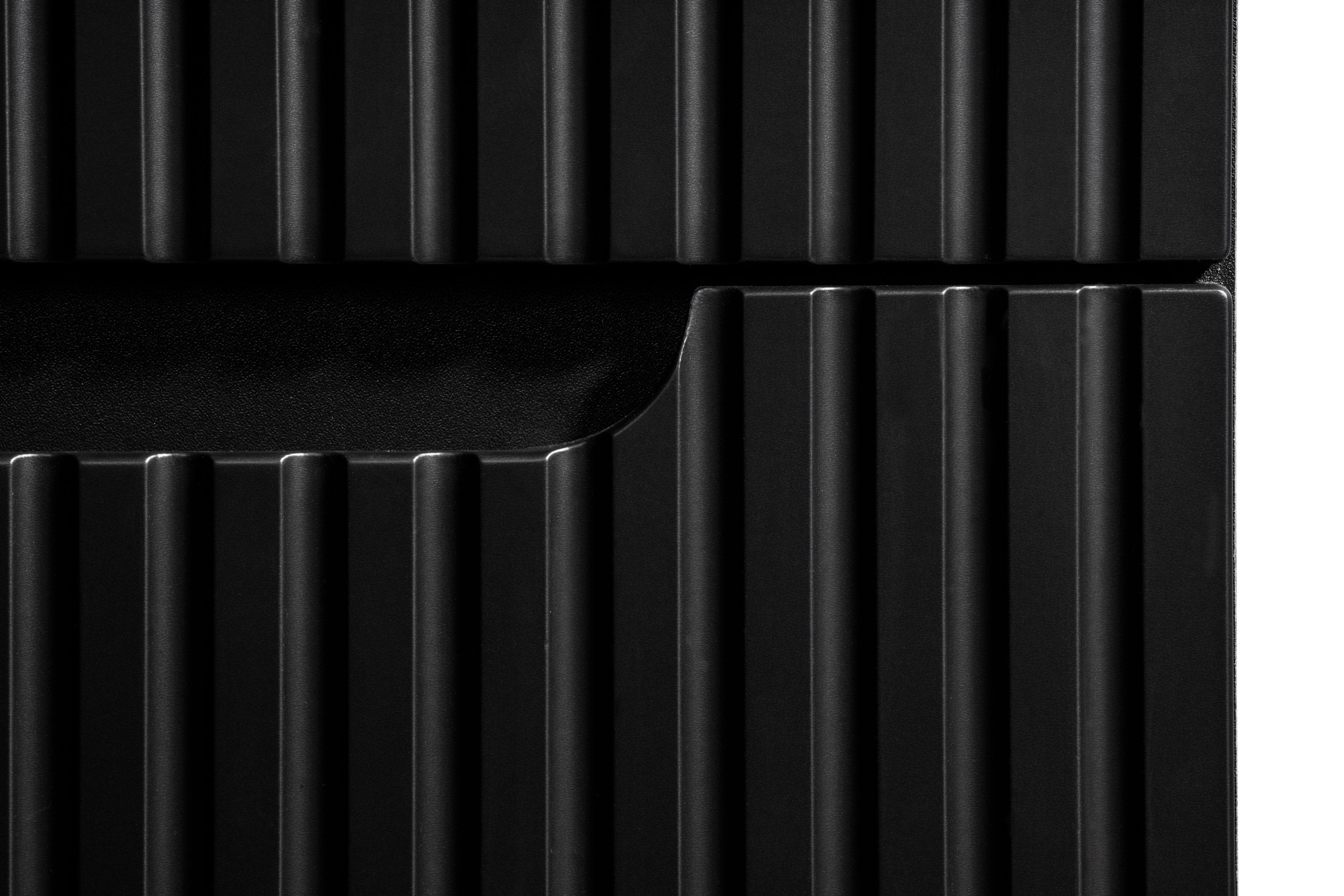 Nova Unterschrank für Waschbecken, 60 cm, 2 Türen Schwarz Matt