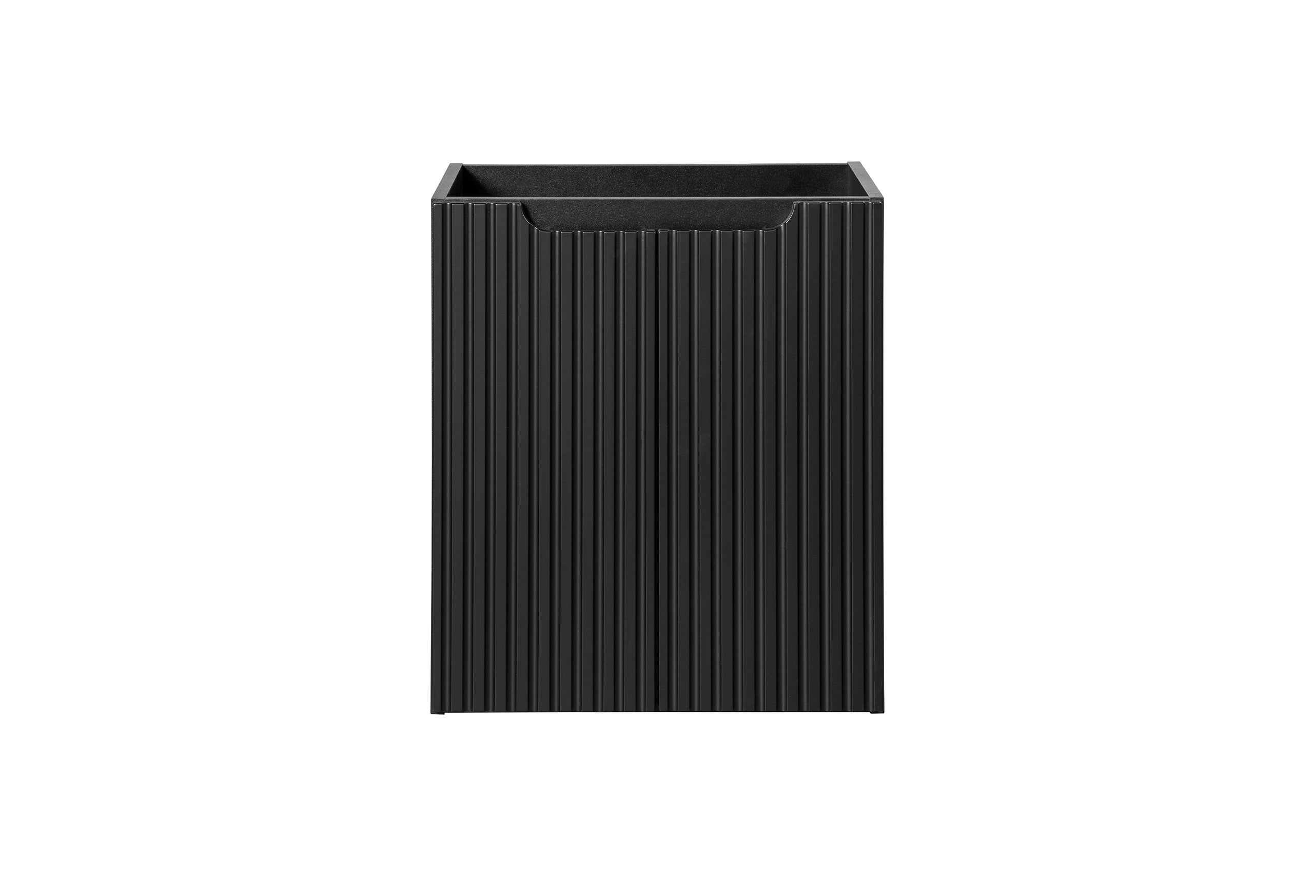 Nova Unterschrank für Waschbecken, 50 cm, 2 Türen Schwarz Matt