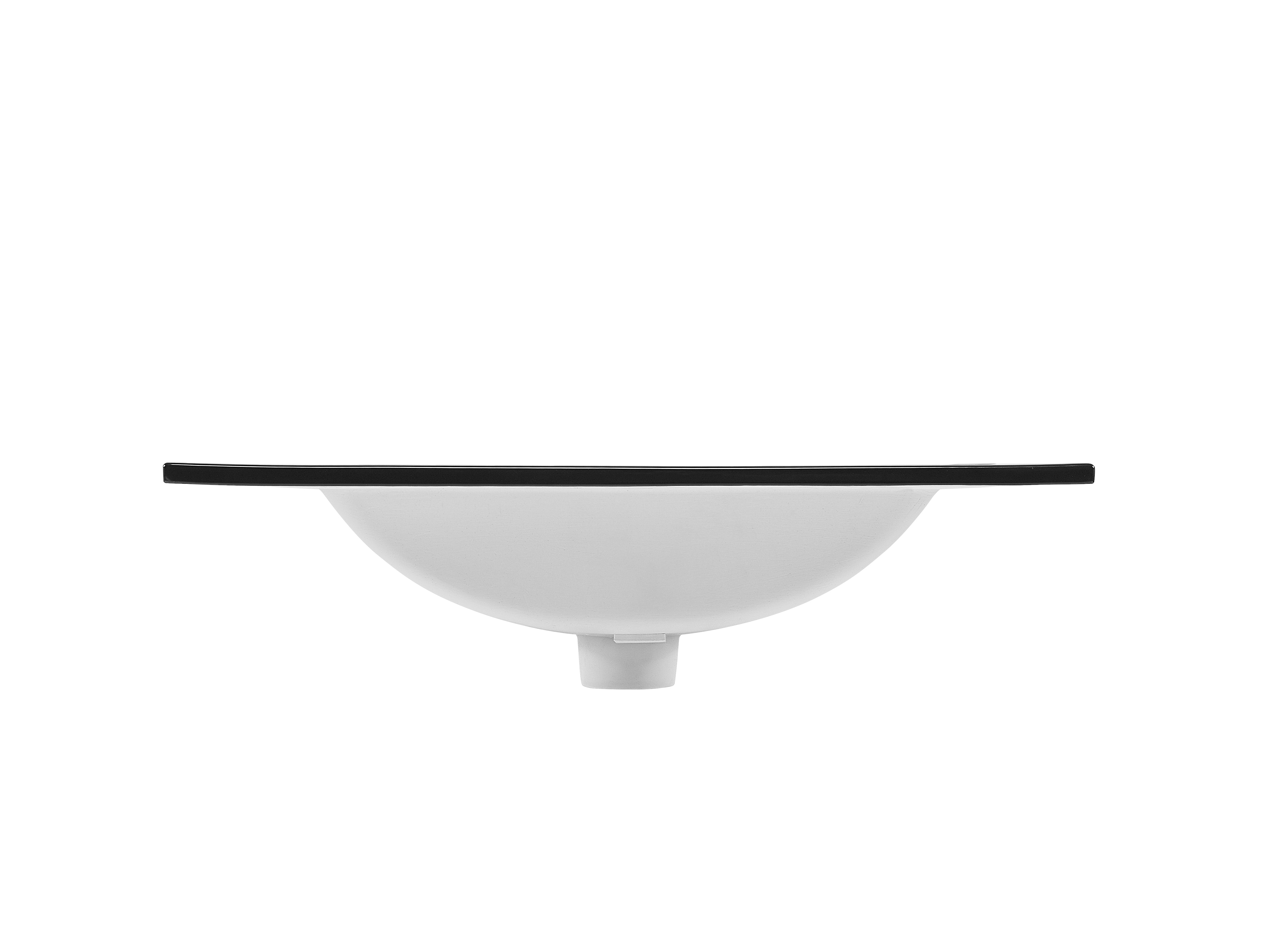 Um-Lava Einzelbecken-Möbelwaschtisch, 80 cm