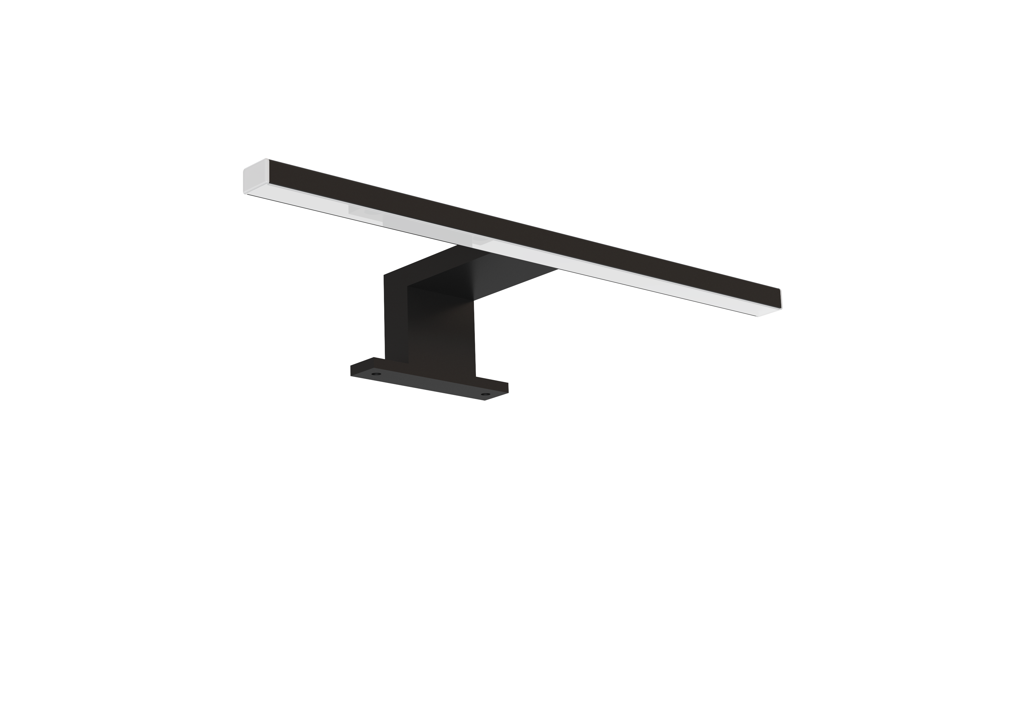 Ala Led Lampe Schwarz Matt 30 x 5 x 10 cm