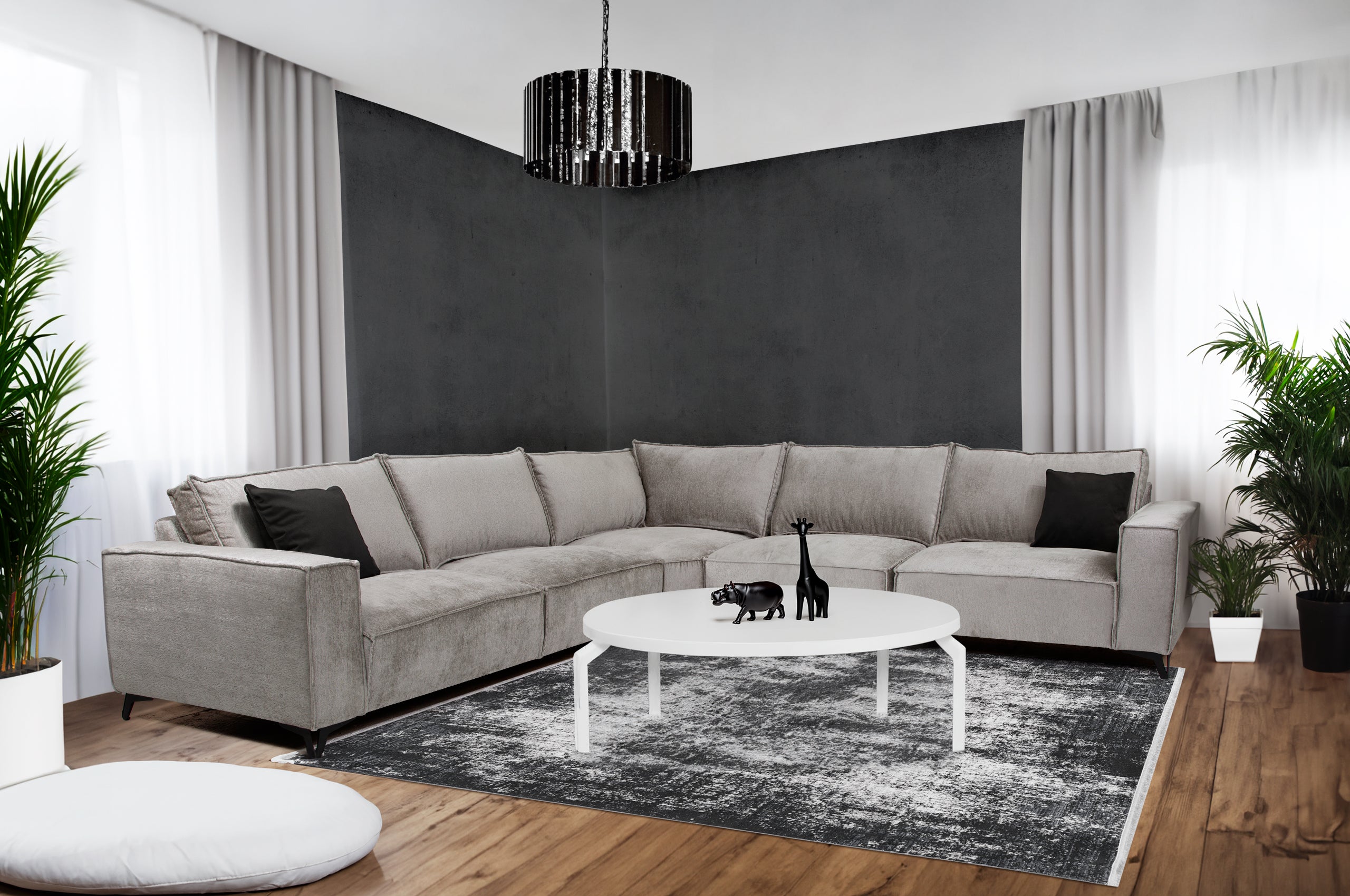 Lara Ecksofa Beige