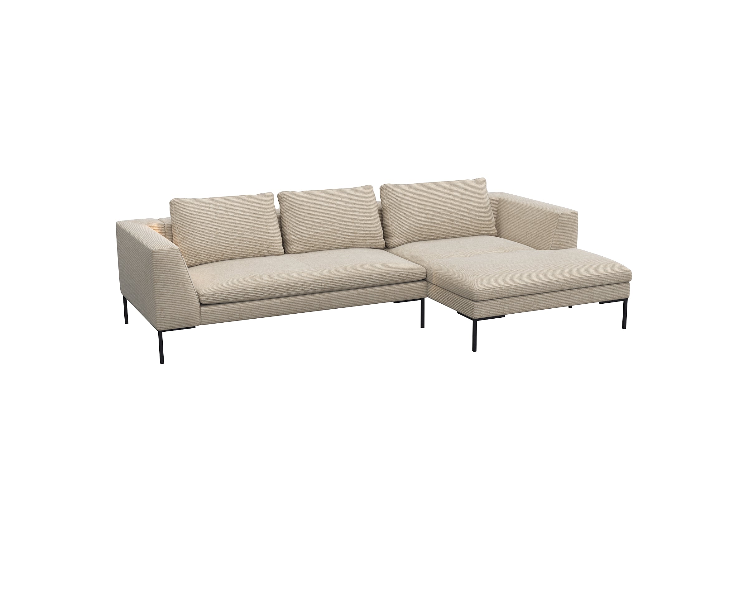 Loano 2,5-Sitzer Chaiselong