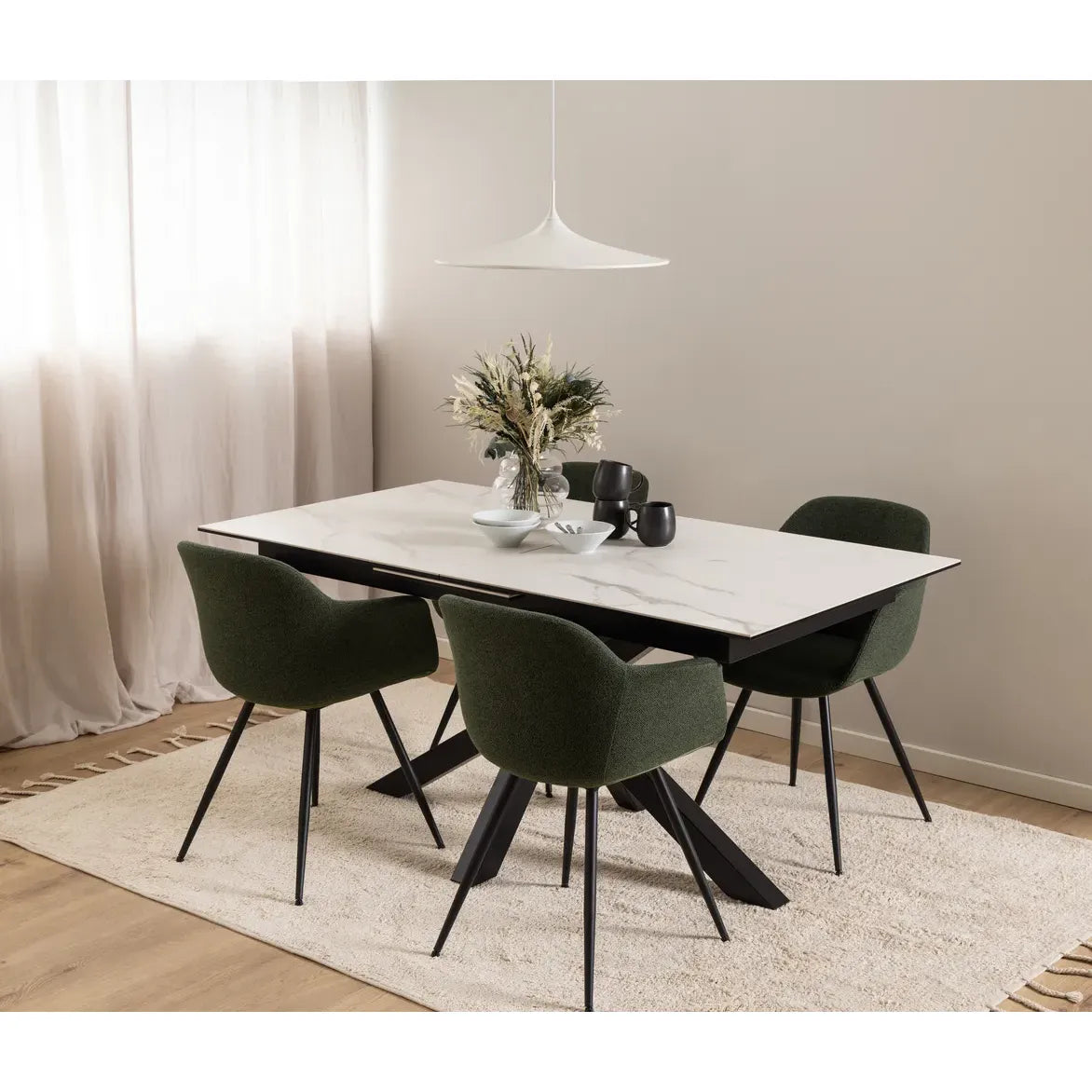 Ausziehbarer Esstisch Heaven Weiß