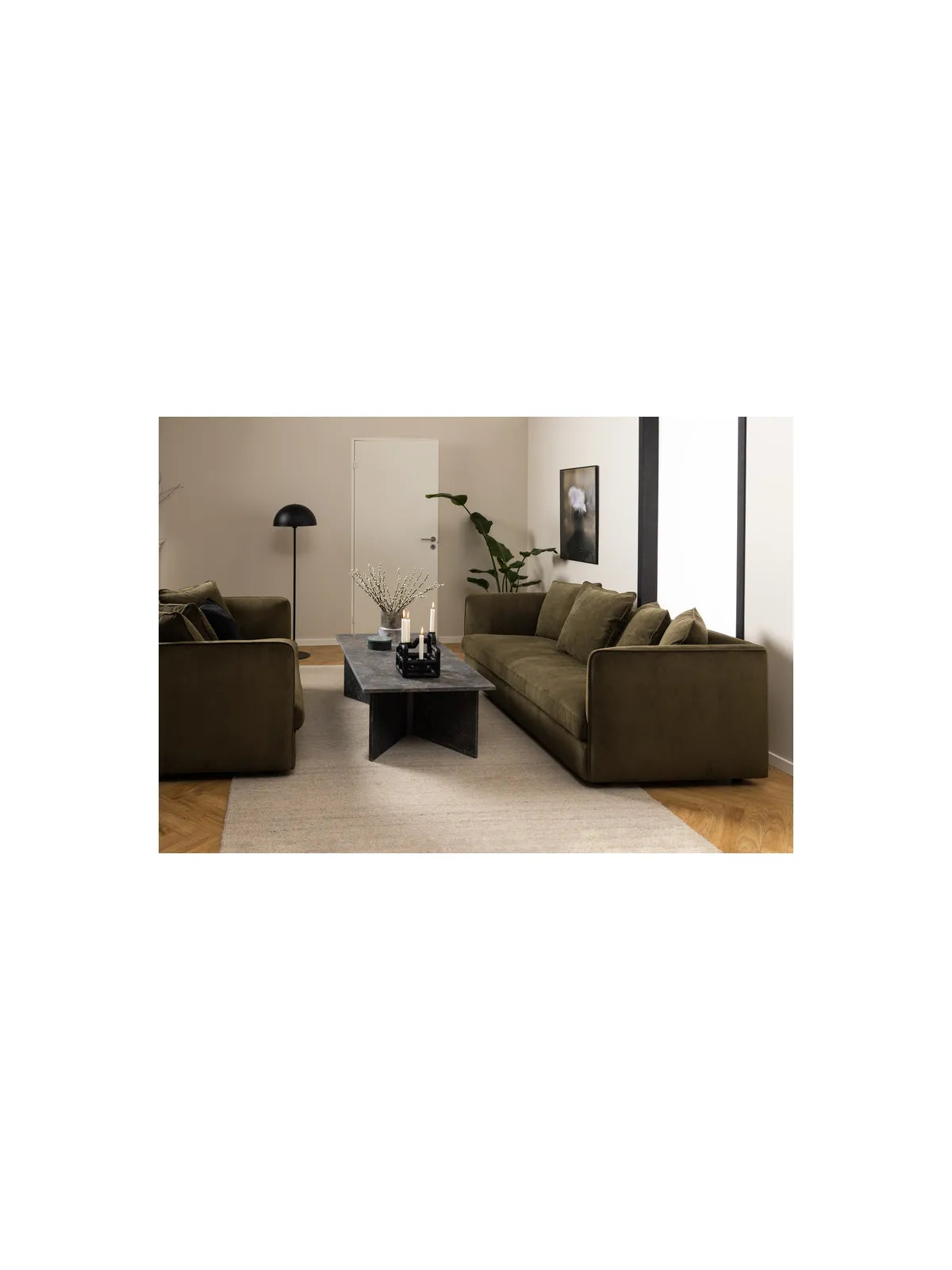 Marmor Couchtisch Vega Braun