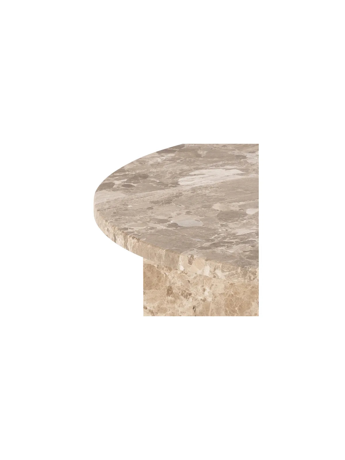 Runder Marmor Couchtisch Vega Latte
