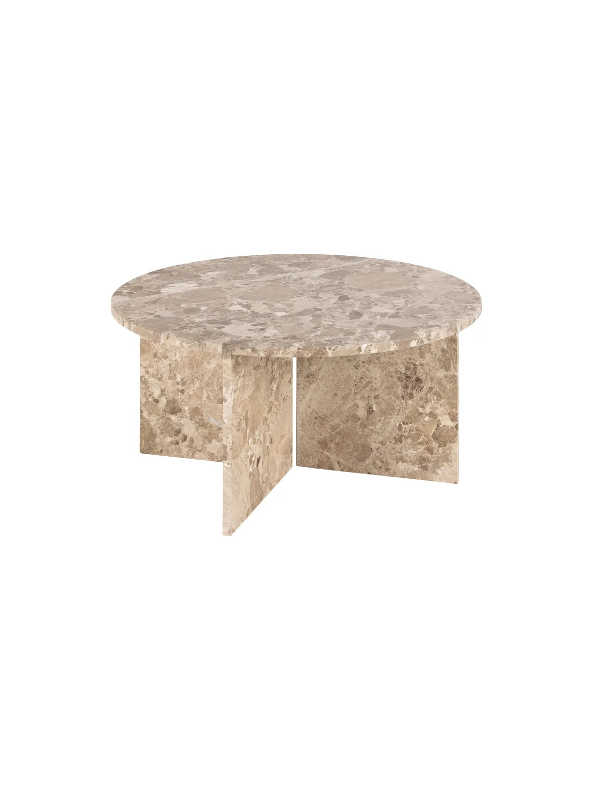Runder Marmor Couchtisch Vega Latte