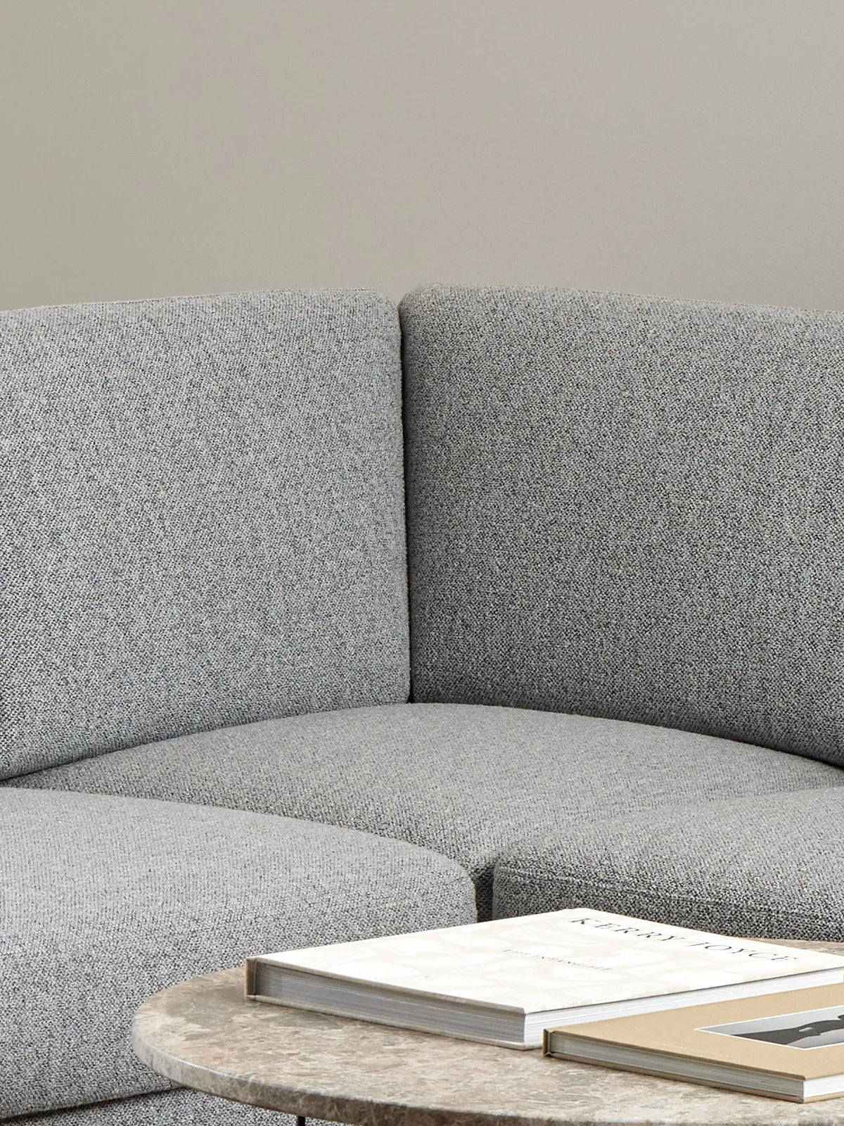 Runder Marmor Couchtisch Prunus Matt Braun Lackiert Marmor