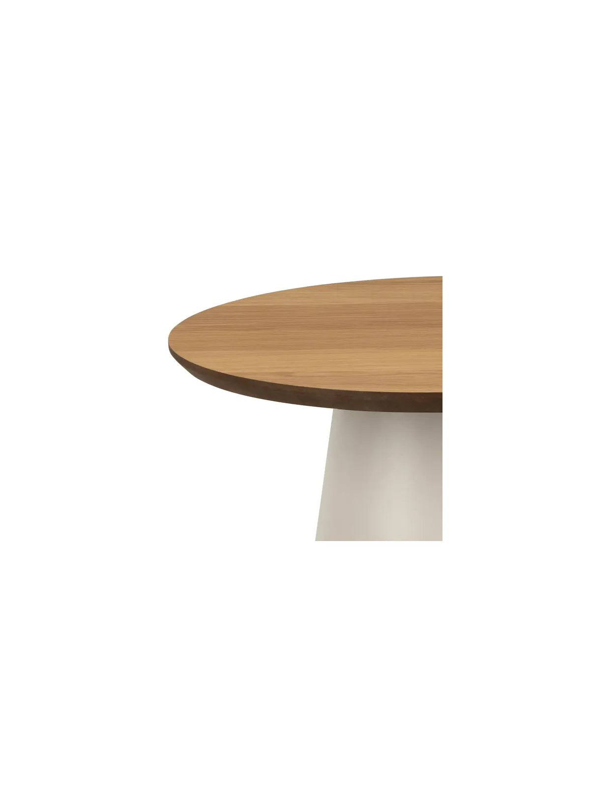 Runder Holz Couchtisch Soli Eiche