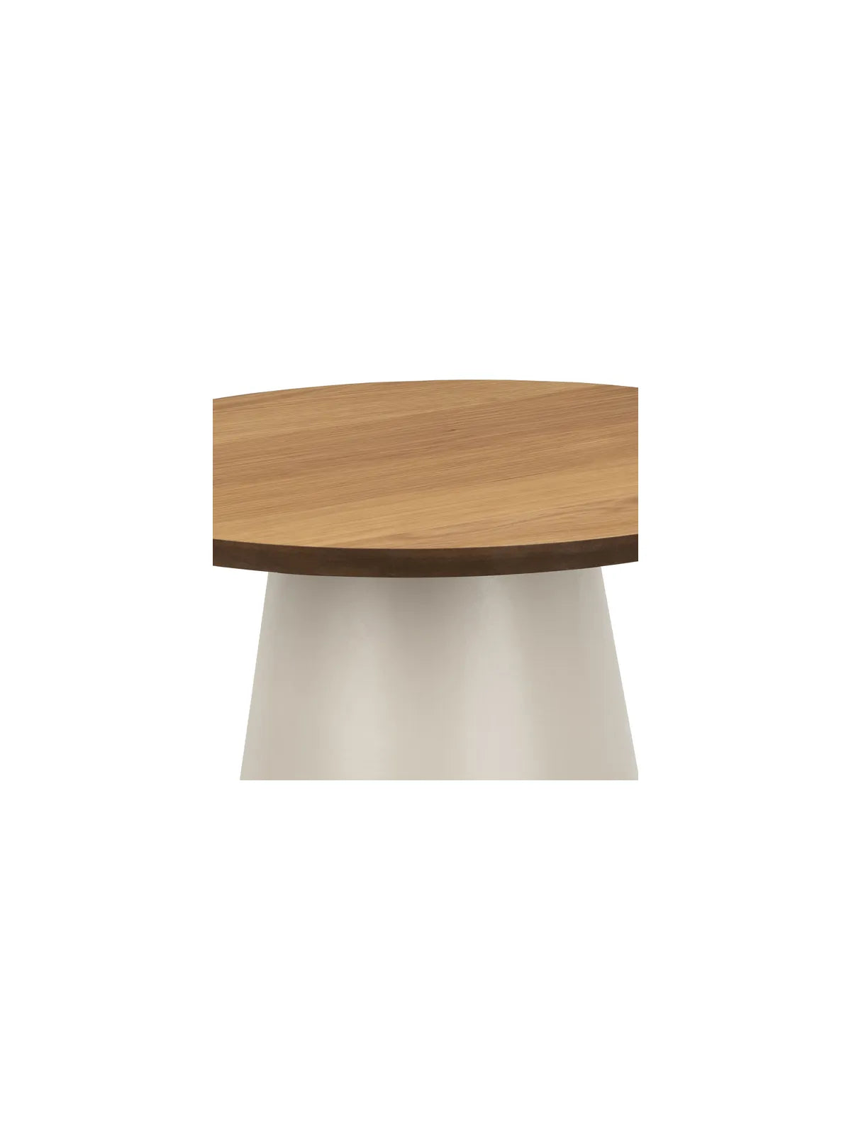 Runder Holz Couchtisch Soli Eiche