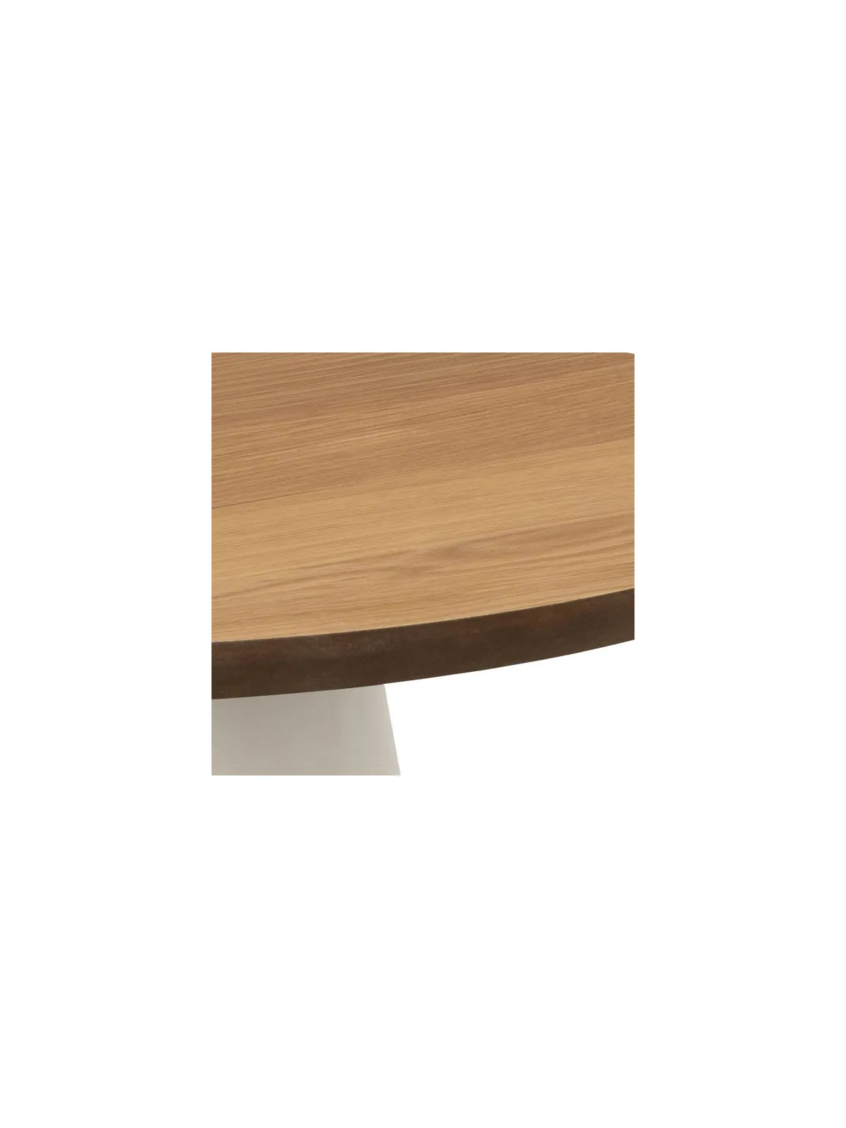 Runder Holz Couchtisch Soli Eiche
