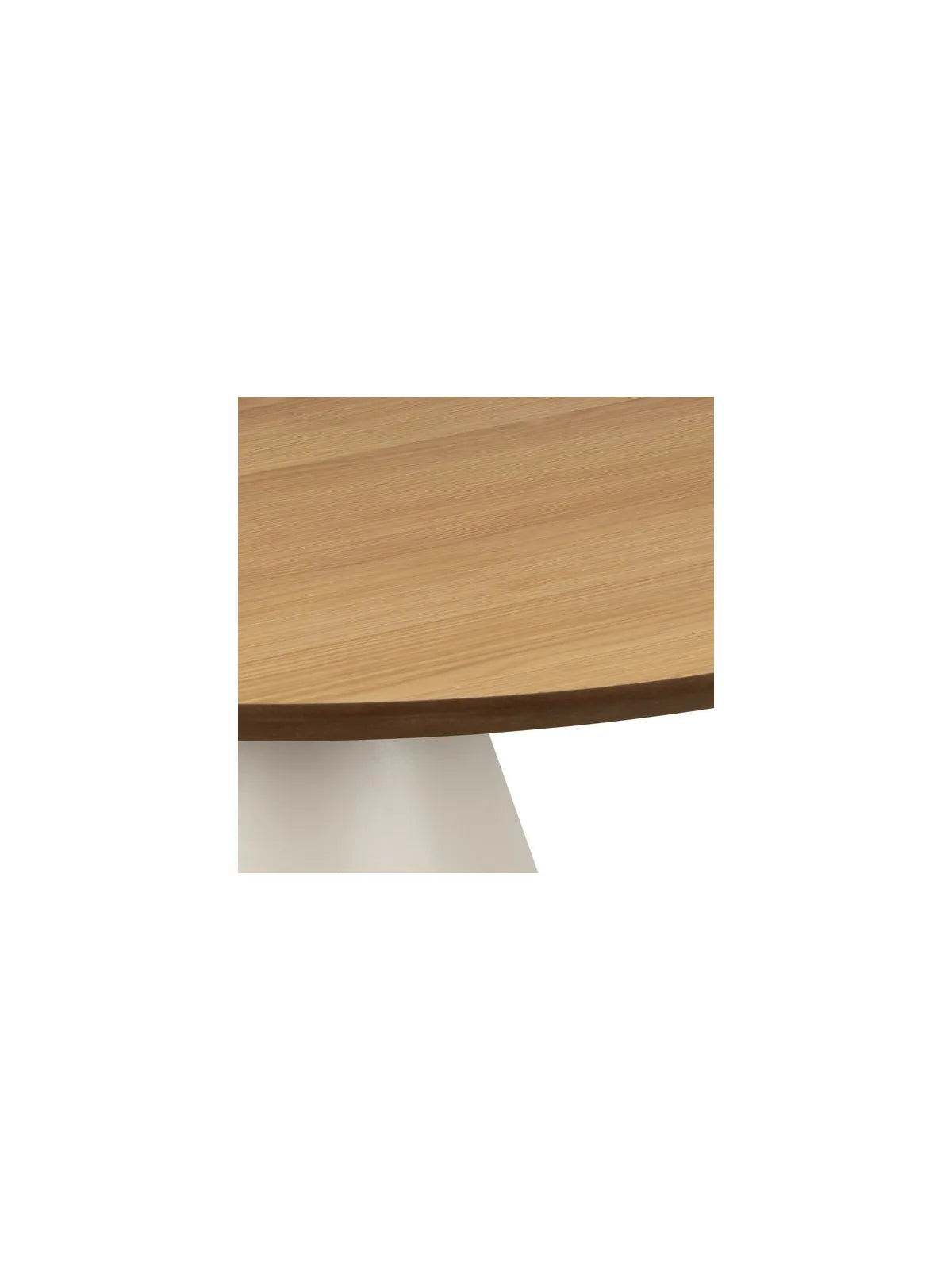 Runder Holz Couchtisch Soli Eiche