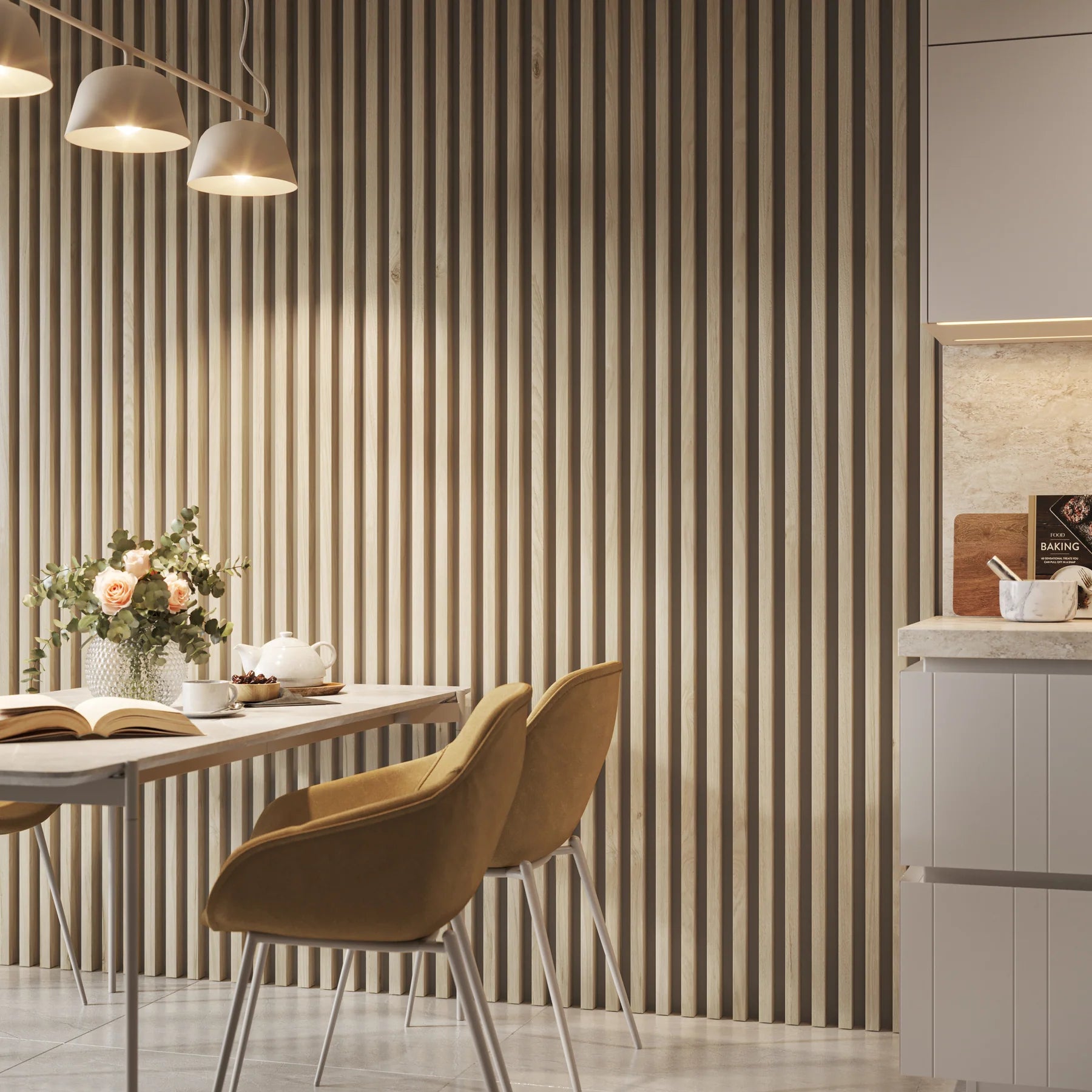 3D-Wandlamellen Einzeln